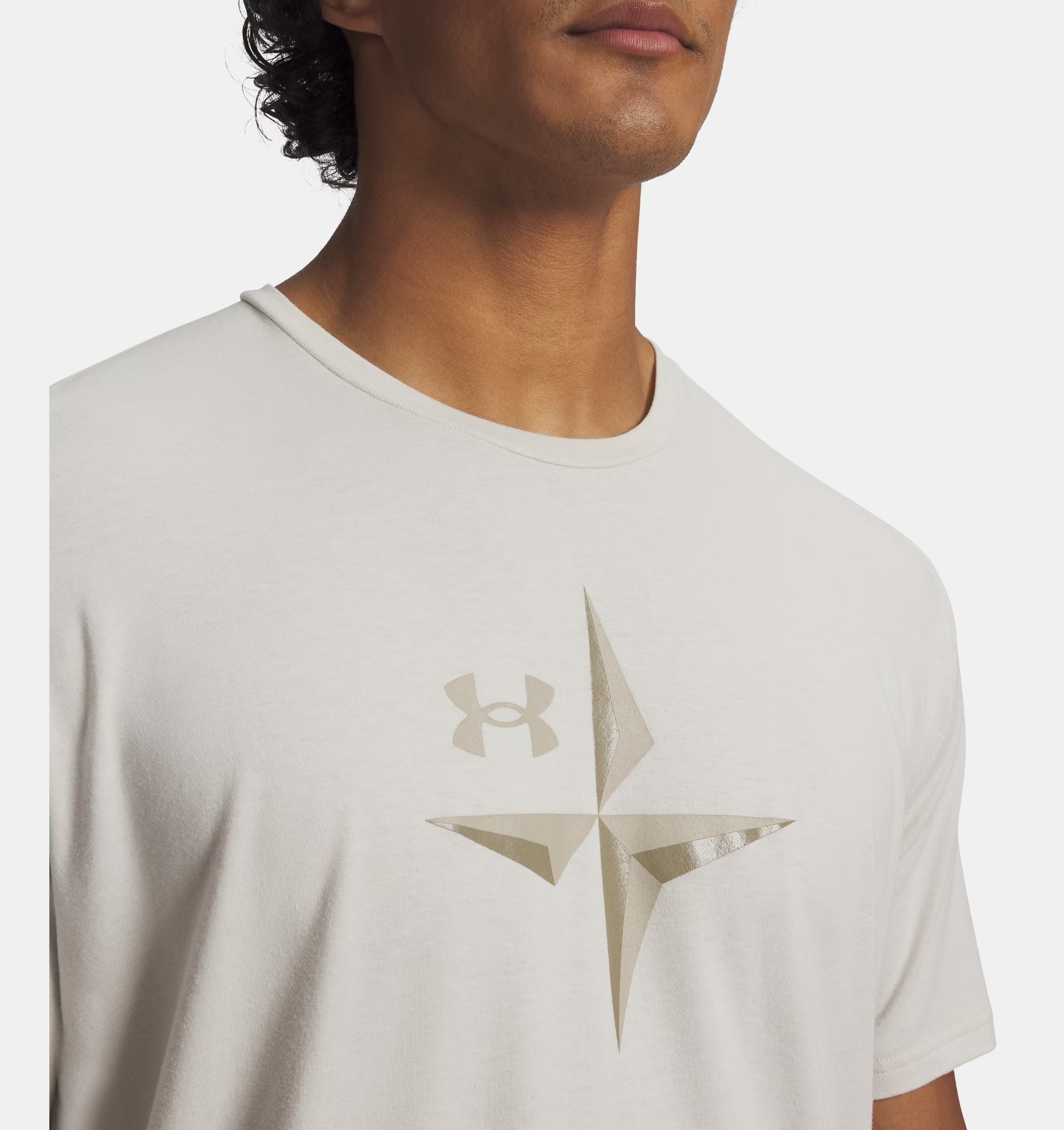 Under Armour - Explor Graphic T-Shirt - Summit White/City Khaki
