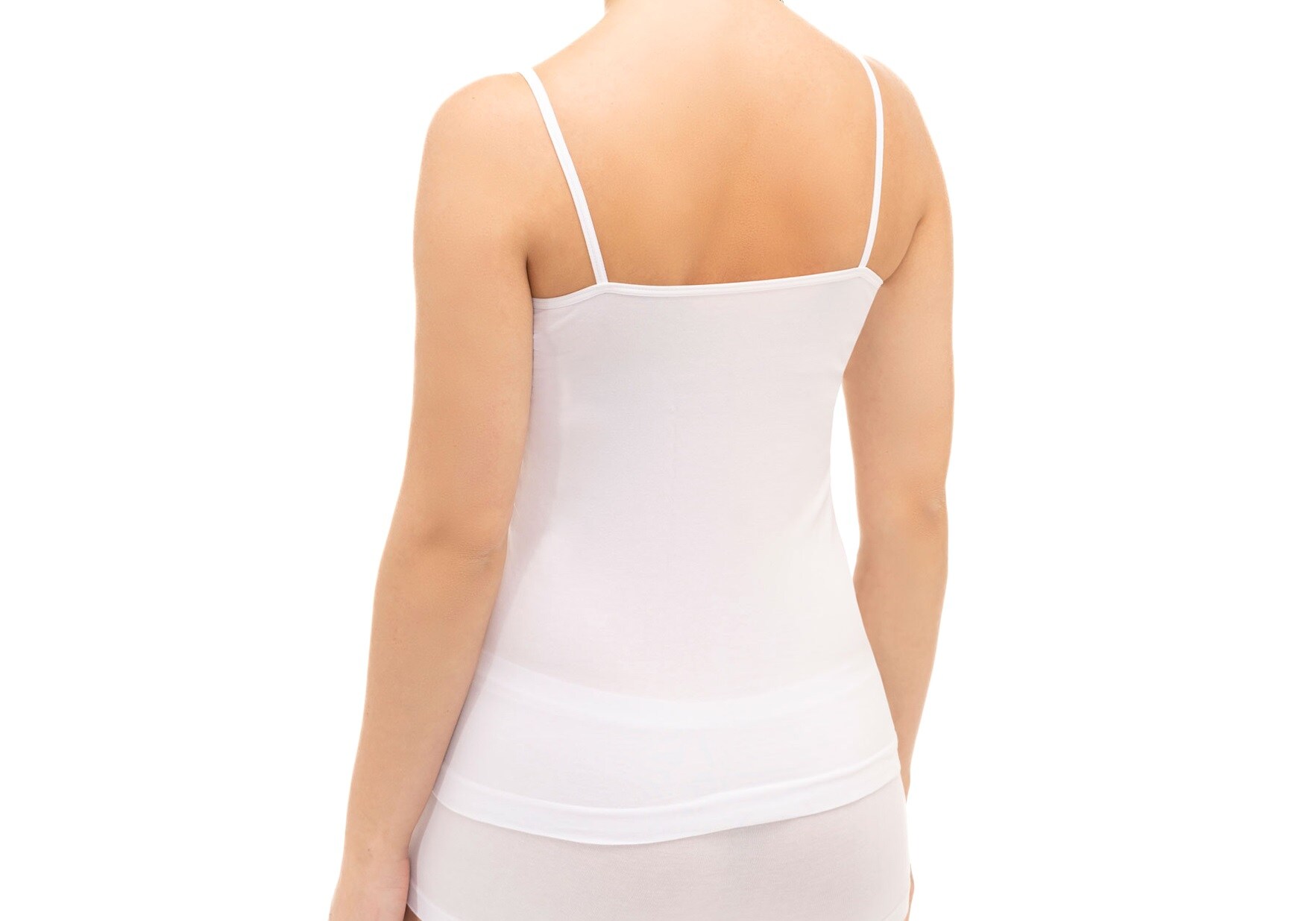 Brubeck - Camisole Comfort Cotton Funktionsshirt Tanktop für Damen - White