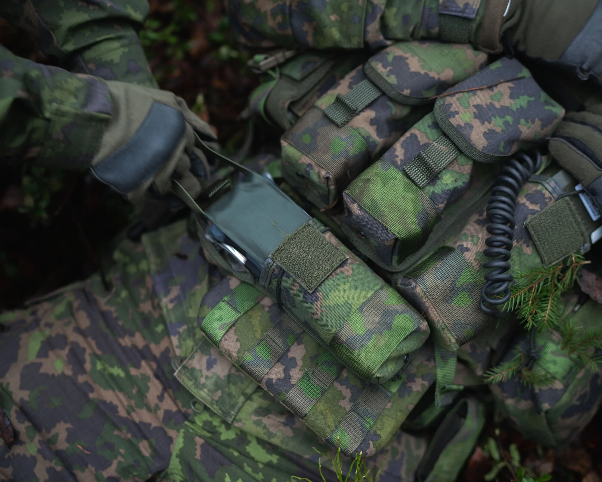 Savotta - Doppel-Magazintasche für AR15-Magazine - M05 Woodland