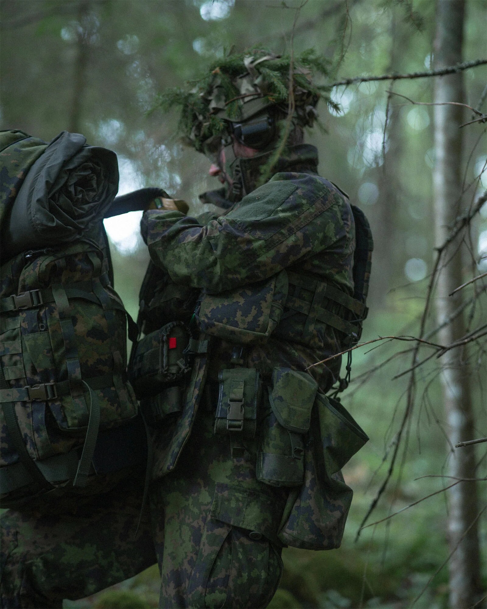 Savotta - Frag Smoke Pouch Granatentasche - M05 Finnish Woodland Camo
