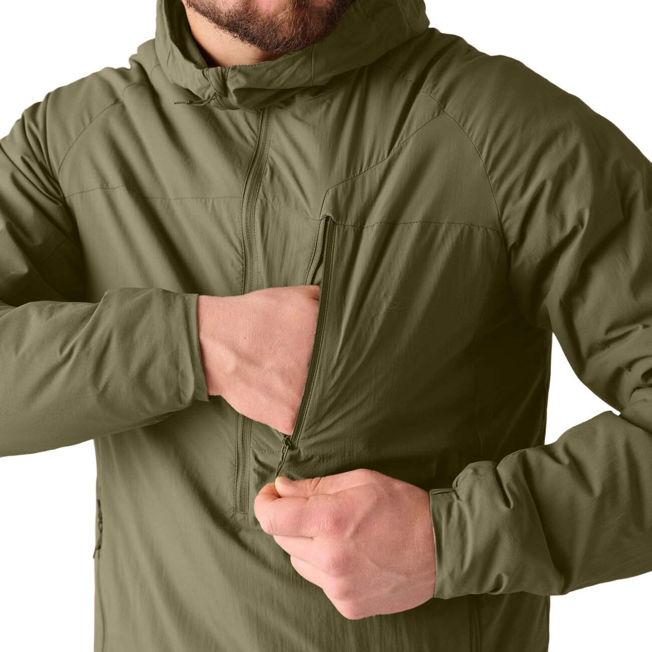 Helikon-Tex - Wolfhound Hoodie Lite Jacke - Taiga Green