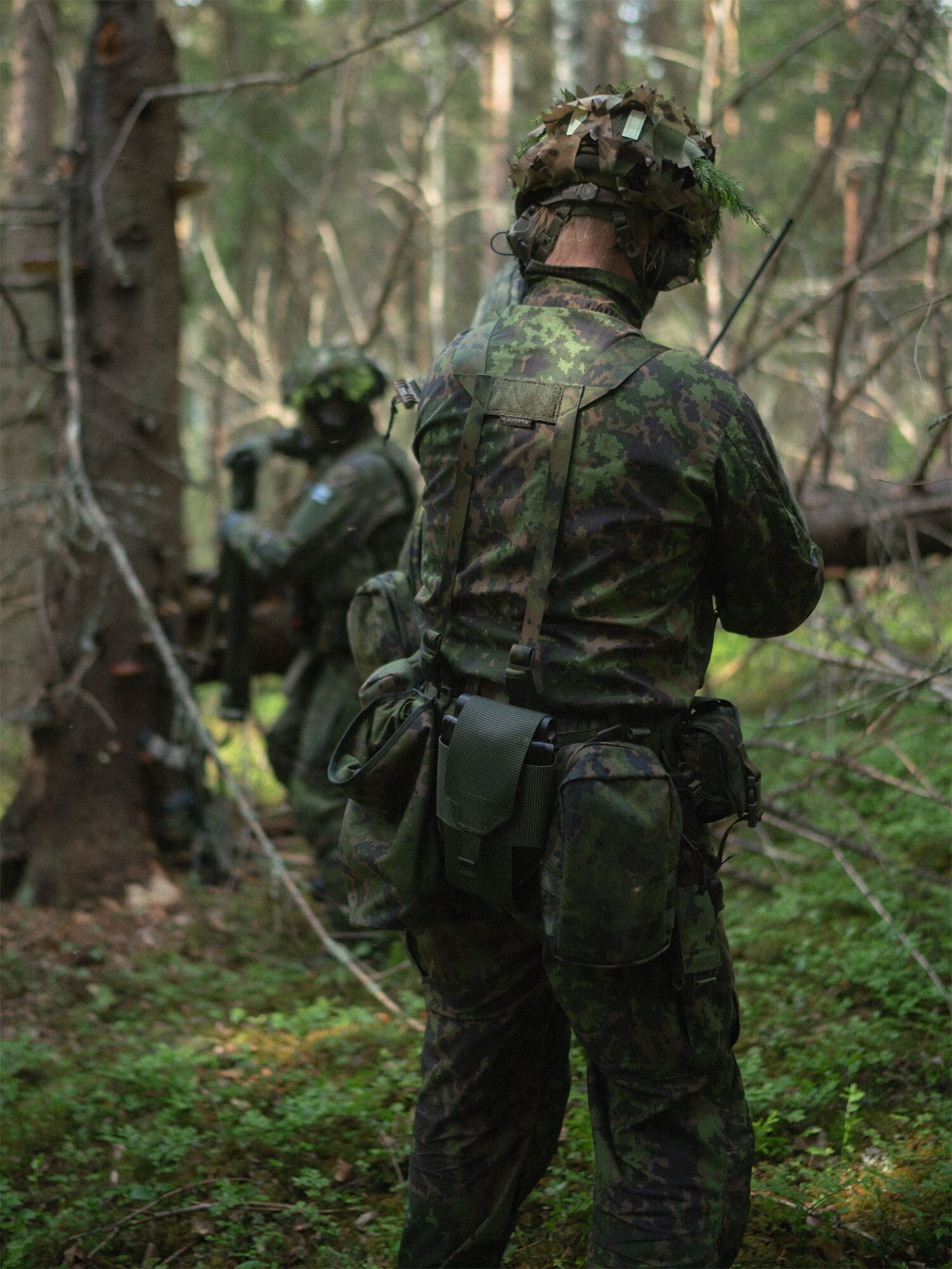Savotta - Valjas H-Harness -  Taktische Träger - M05 Finnish Woodland Camo