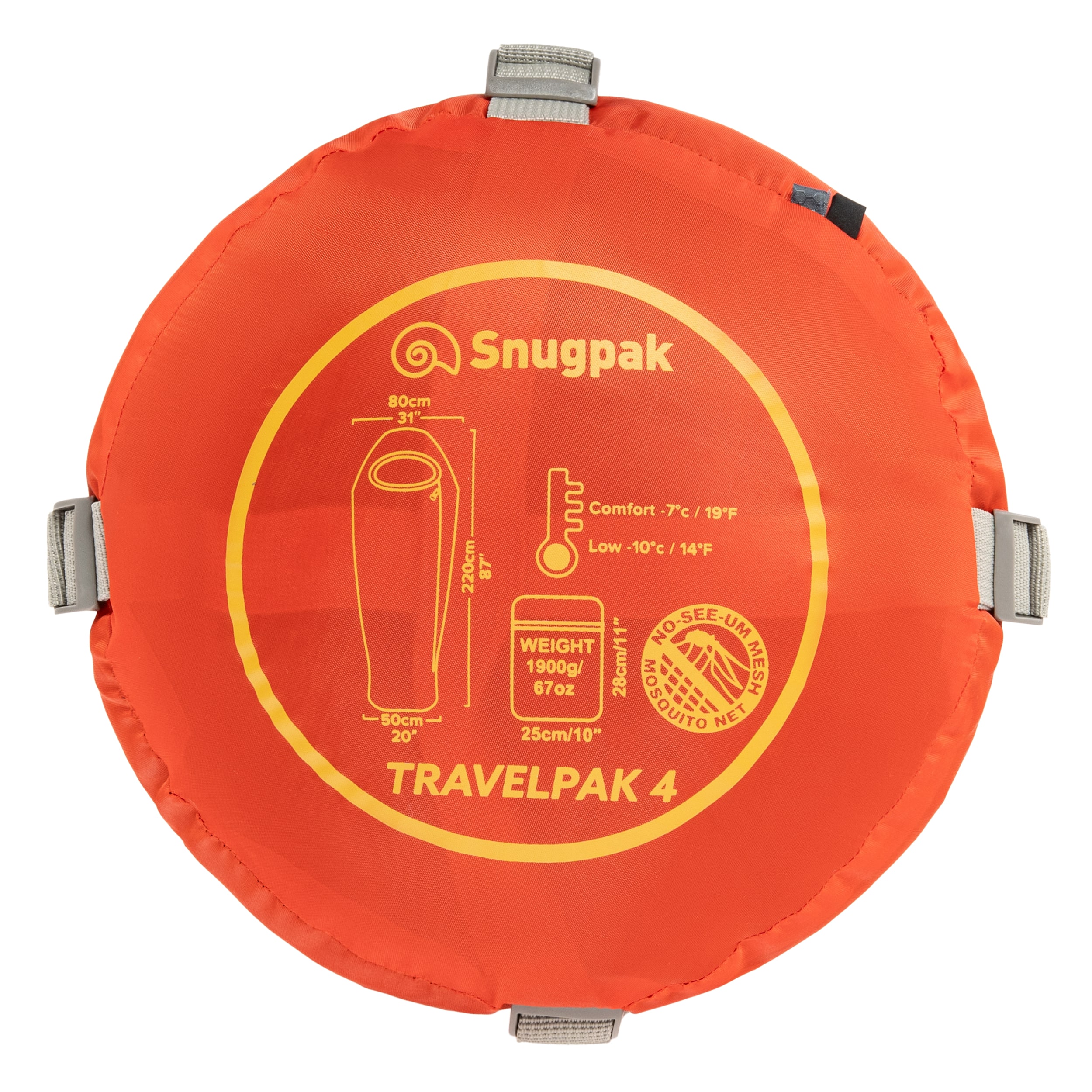 Snugpak - Travelpak 4 Schlafsack - Grey