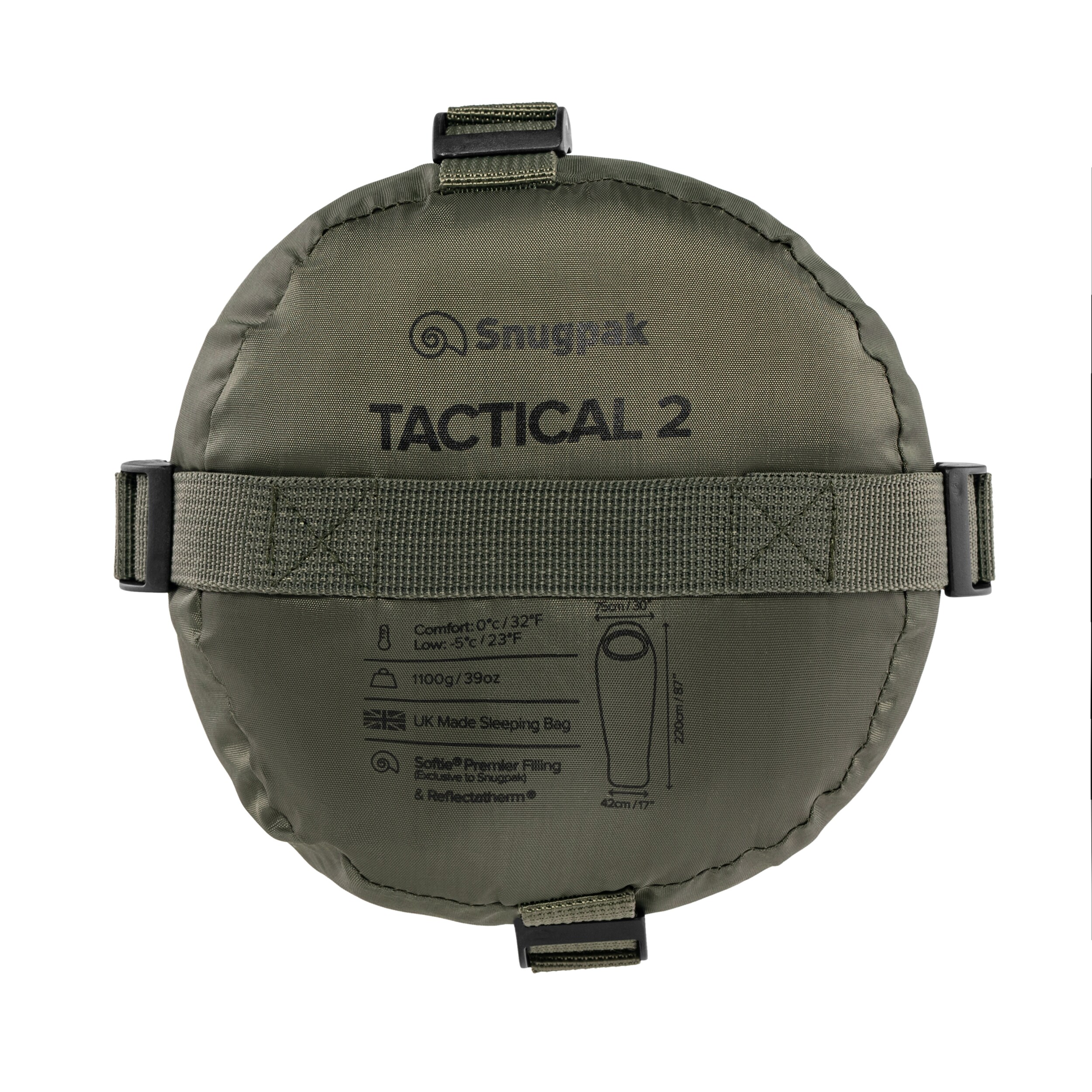 Snugpak - Tactical 2 Olive Schlafsack - Linker
