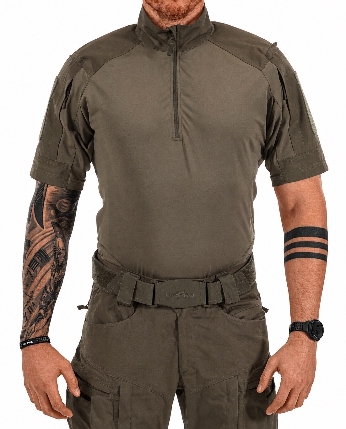 UF PRO - P-40 Responder Shirt Taktisches Hemd - Brown Grey