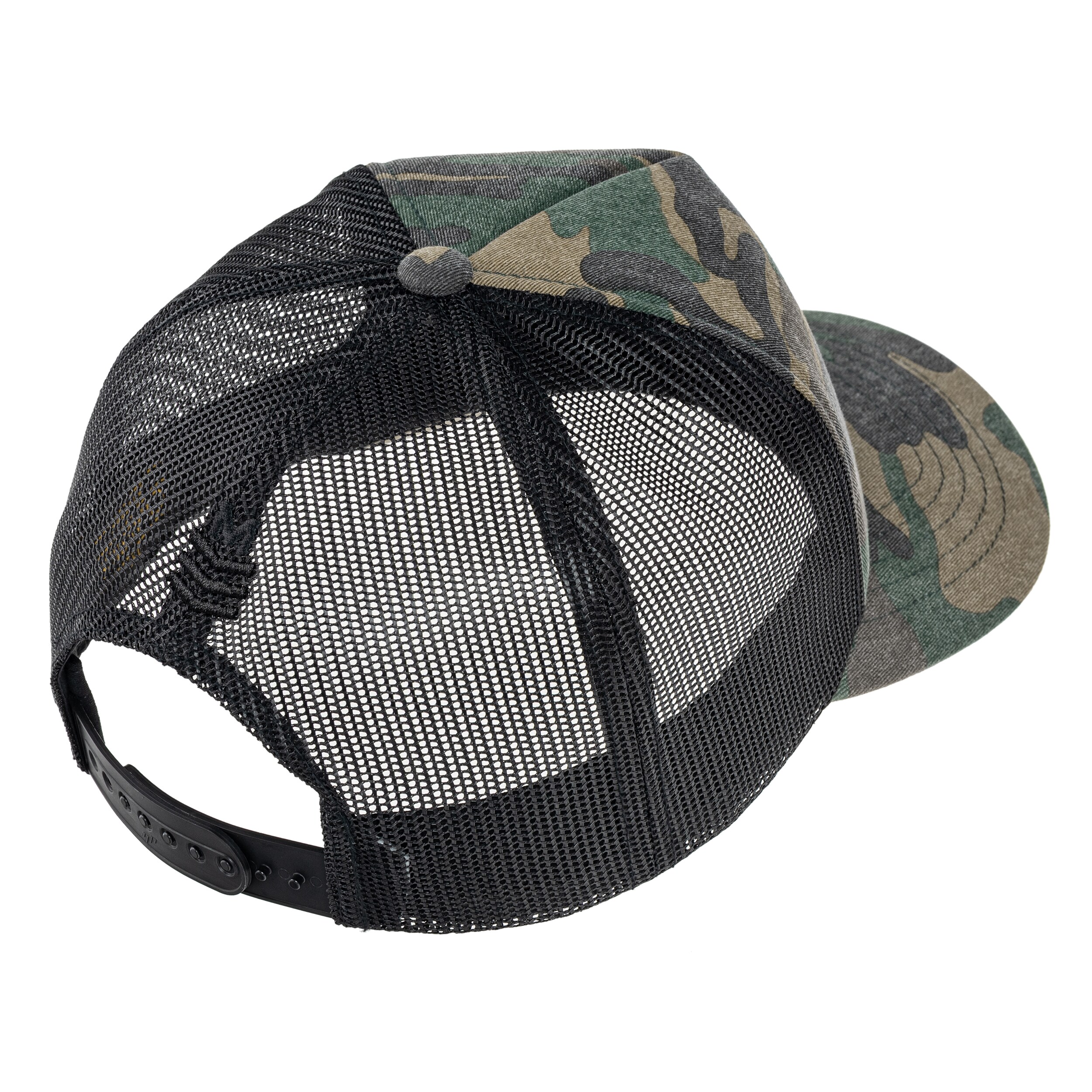 Military Wear - Trucker Cap Baseballkappe - Woodland/Black