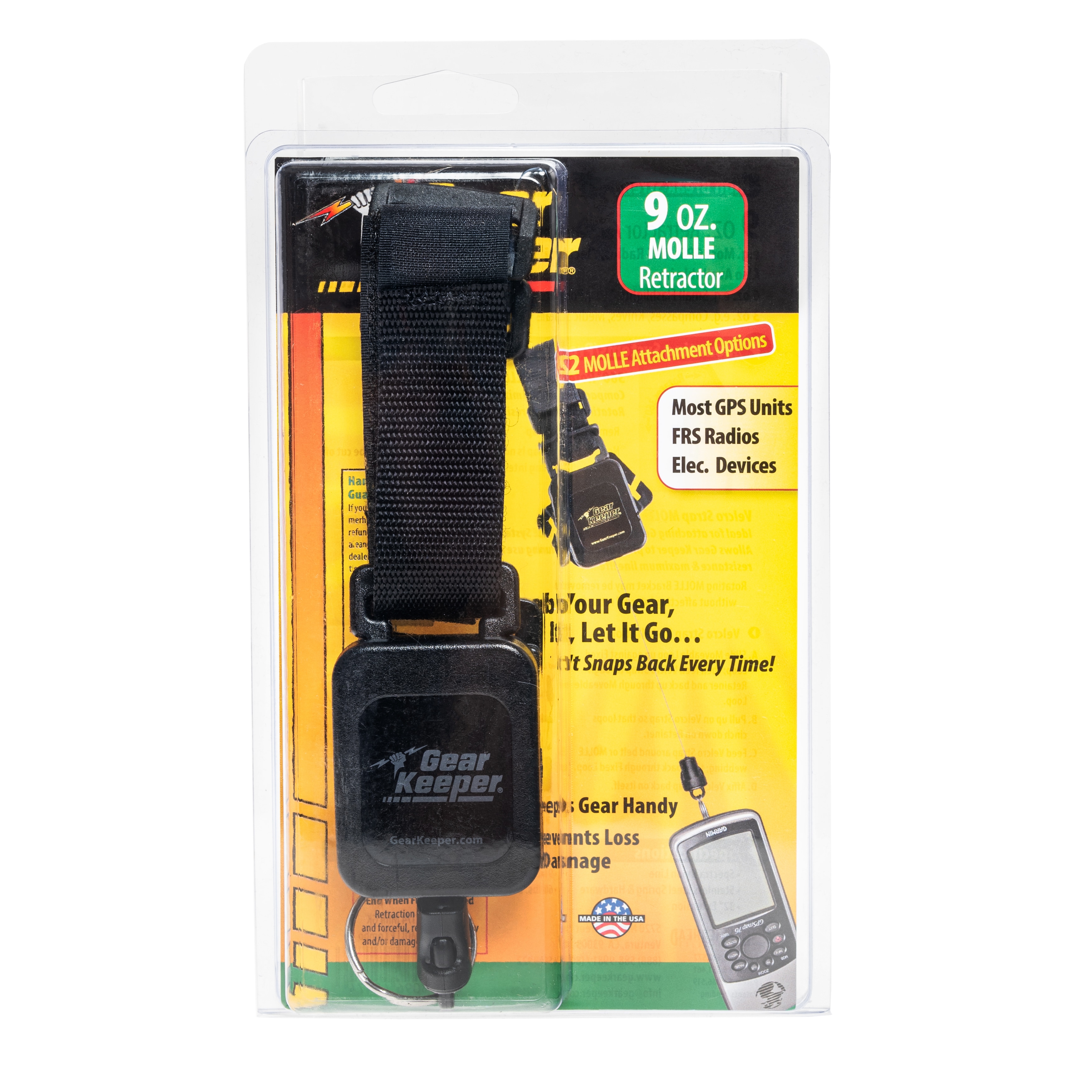 Gear Keeper - Combo MOLLE Mount Taktische Retraktor 255 g