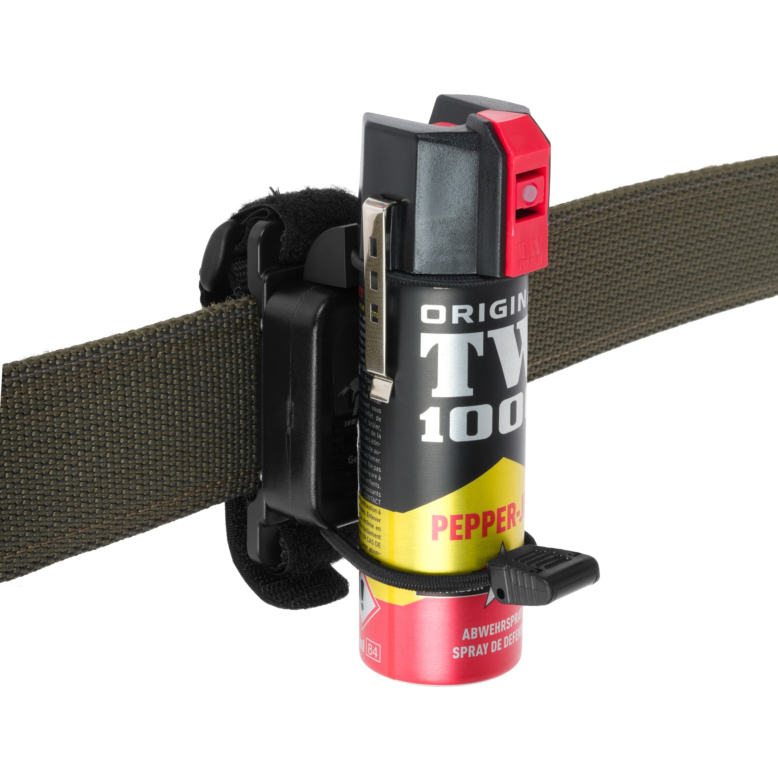 Gear Keeper - Combo MOLLE Mount - Taktische Retraktor-Leine für Pfeffersprays 225 gr