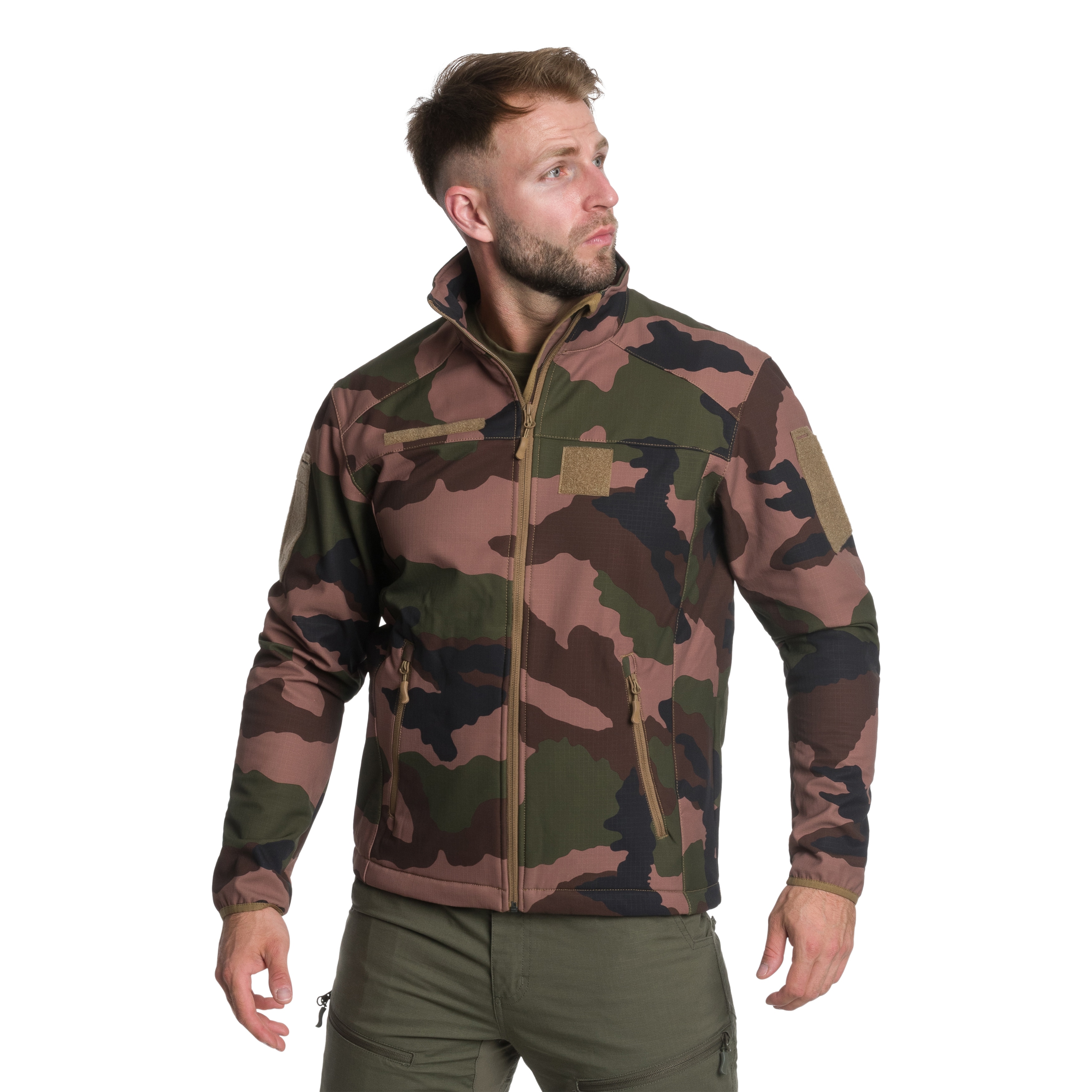 A10 Equipment - Softshell Fighter Jacke - CCE Camo