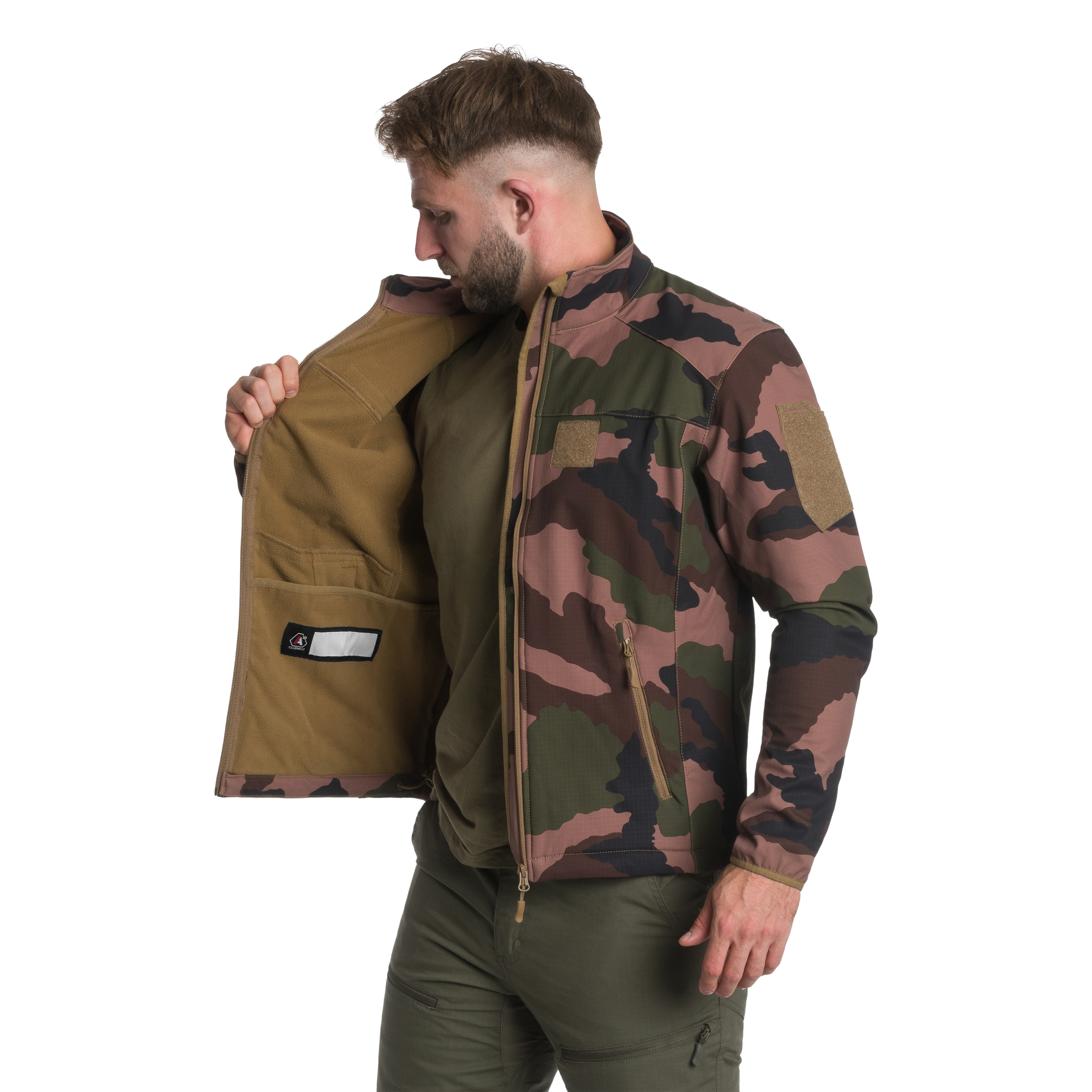 A10 Equipment - Softshell Fighter Jacke - CCE Camo