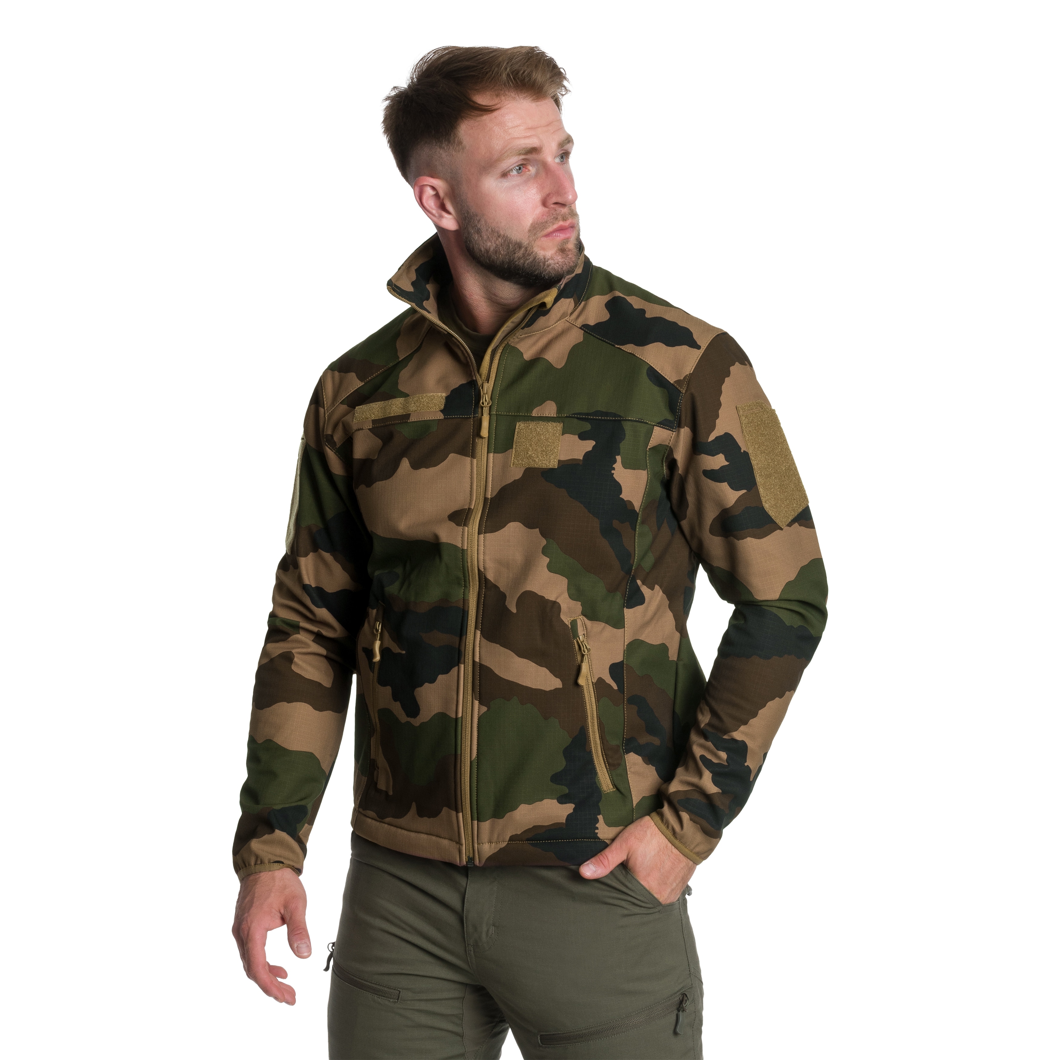 A10 Equipment - Softshell Fighter Jacke - CCE Camo