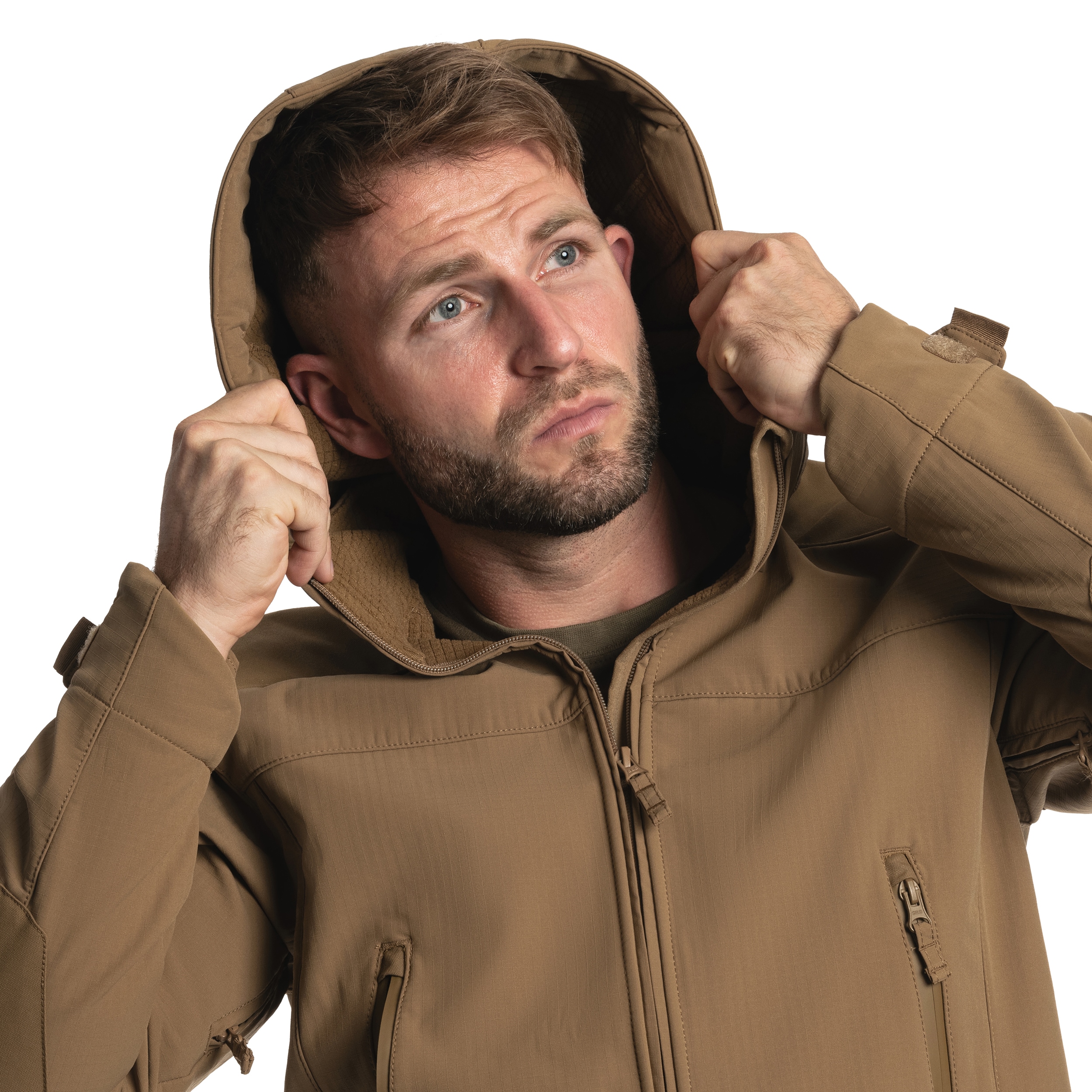 A10 Equipment - Softshell V2 Fighter Jacke - Tan