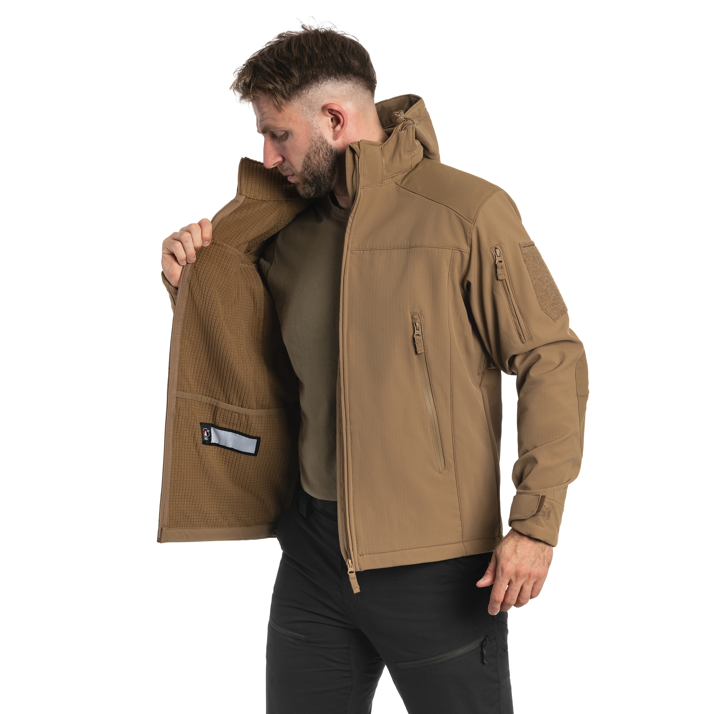 A10 Equipment - Softshell V2 Fighter Jacke - Tan