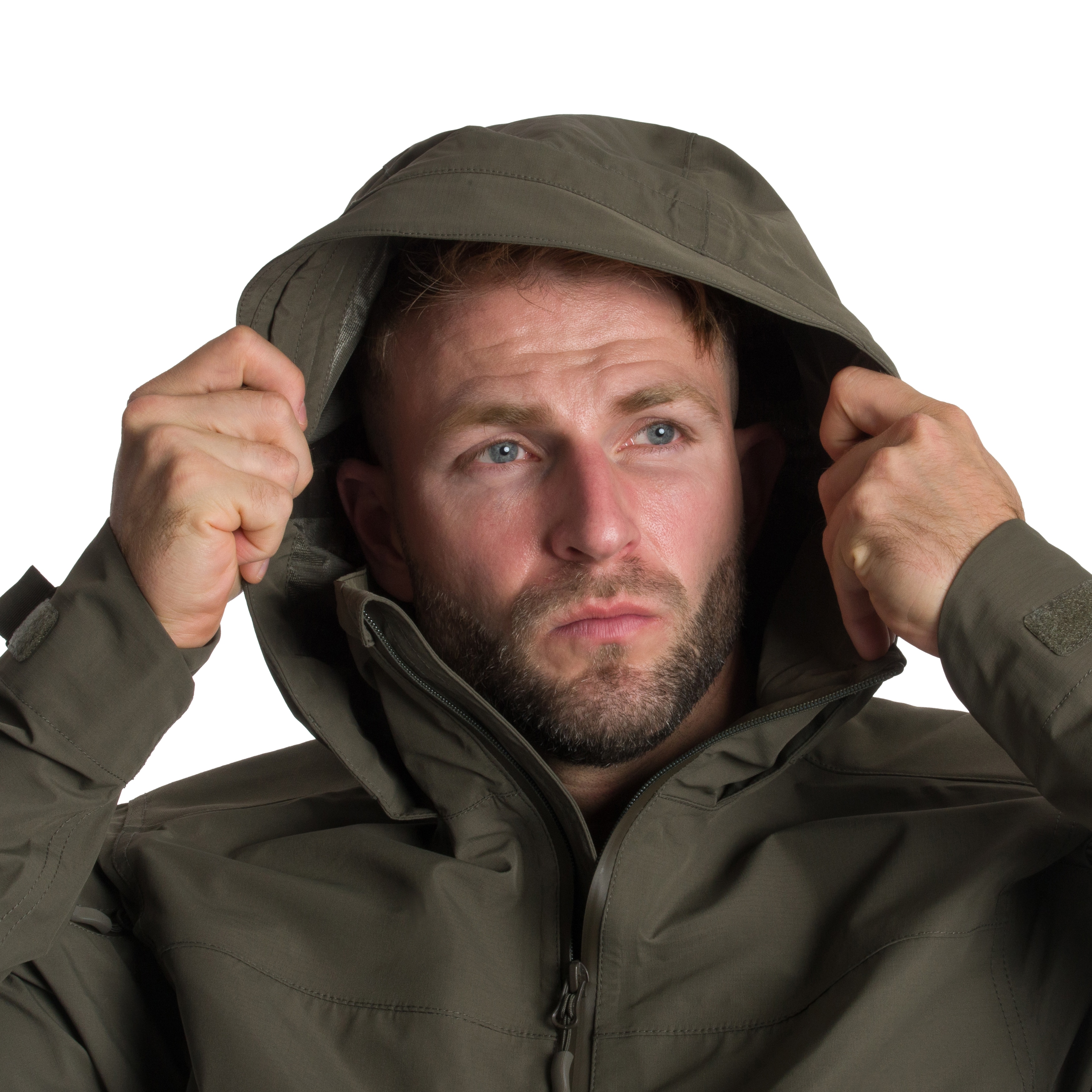 A10 Equipment - Fighter Hardshell Parka Jacket - Jacke - Olive Green