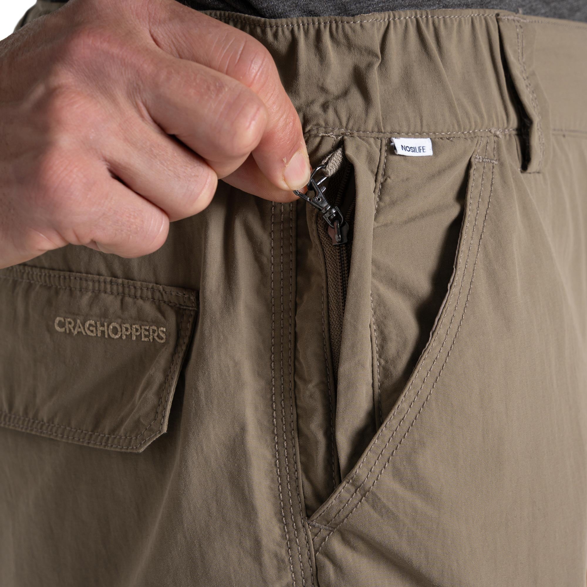 Craghoppers - NosiLife Cargo Shorts III - Shorts - Pebble
