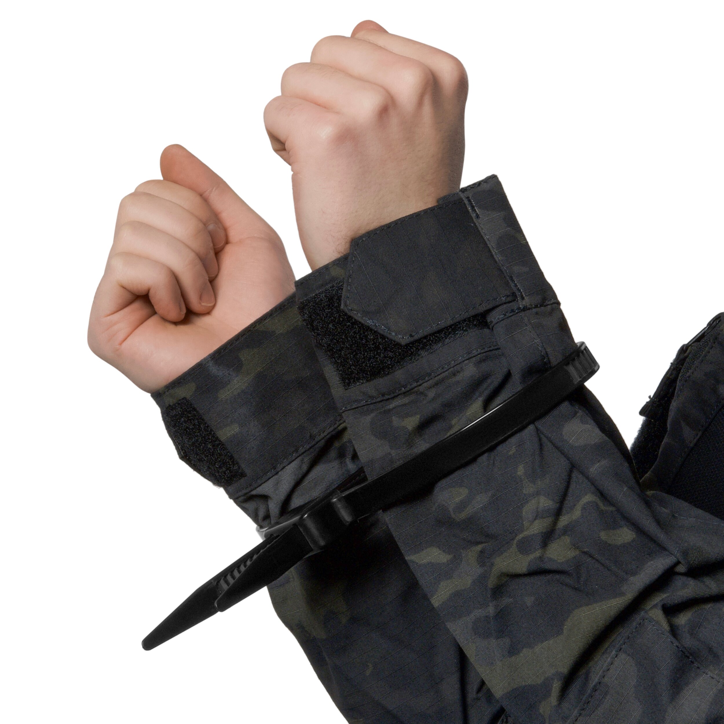 Mil-Tec - Einweg-Handfesseln aus Kunststoff 2 Stk. - Black