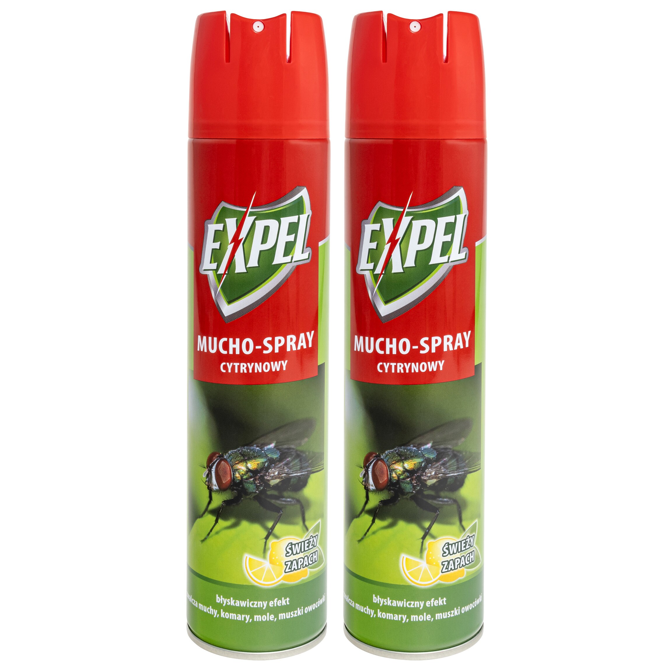 Expel-Fliegenabwehrspray - Zitronenduft 400 ml - 2 Stk.