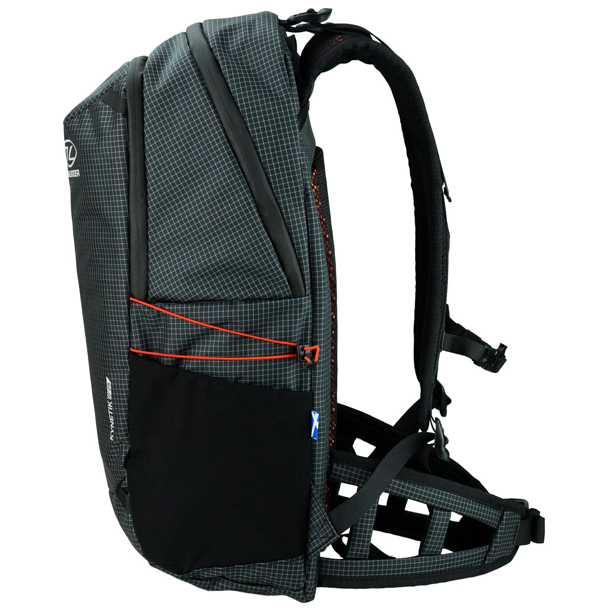 Highlander - Outdoor Kynetik Rucksack 25 l - Black