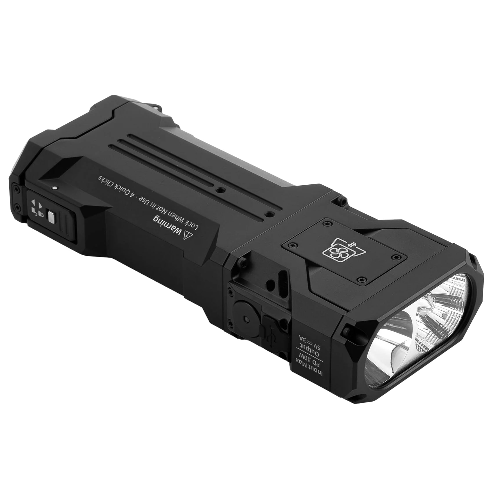 Taschenlampe Wuben X1 Pro Black mit Powerbank-Funktion – 12.300 Lumen
