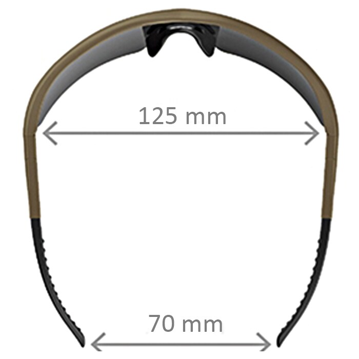 Swiss Eye - Raptor Small taktische Brille - Coyote