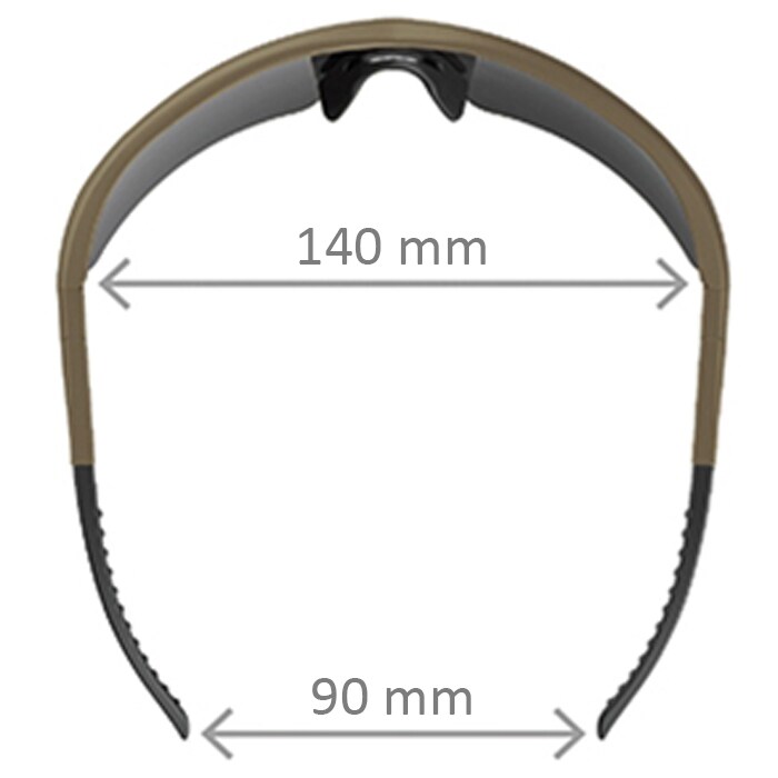 Swiss Eye - Raptor Large taktische Brille - Coyote