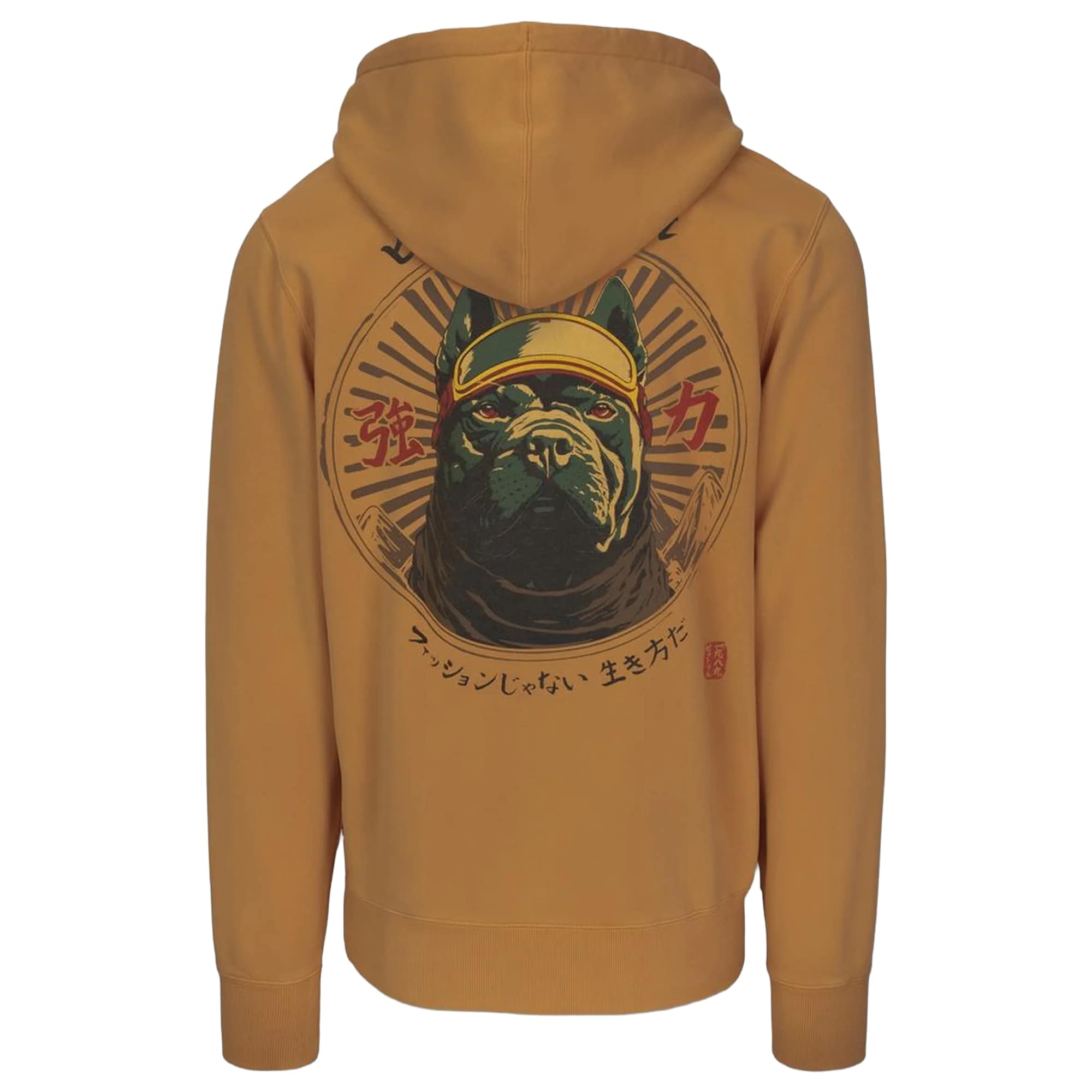 Pitbull - Washed MT Fuji Hooded Sweatshirt - Yellow