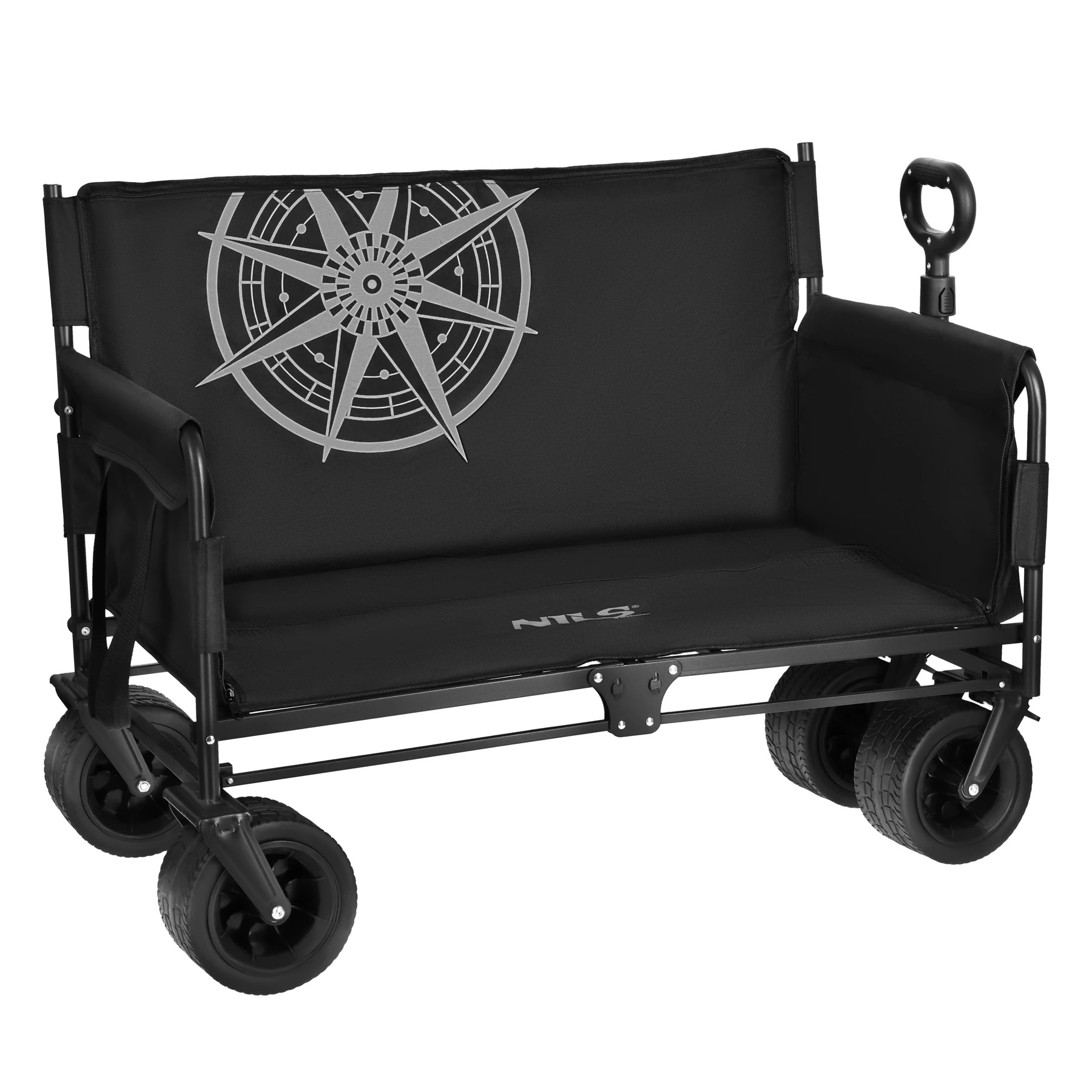 Nils Camp - NC2606 Rollwagen 140 l - Schwarz