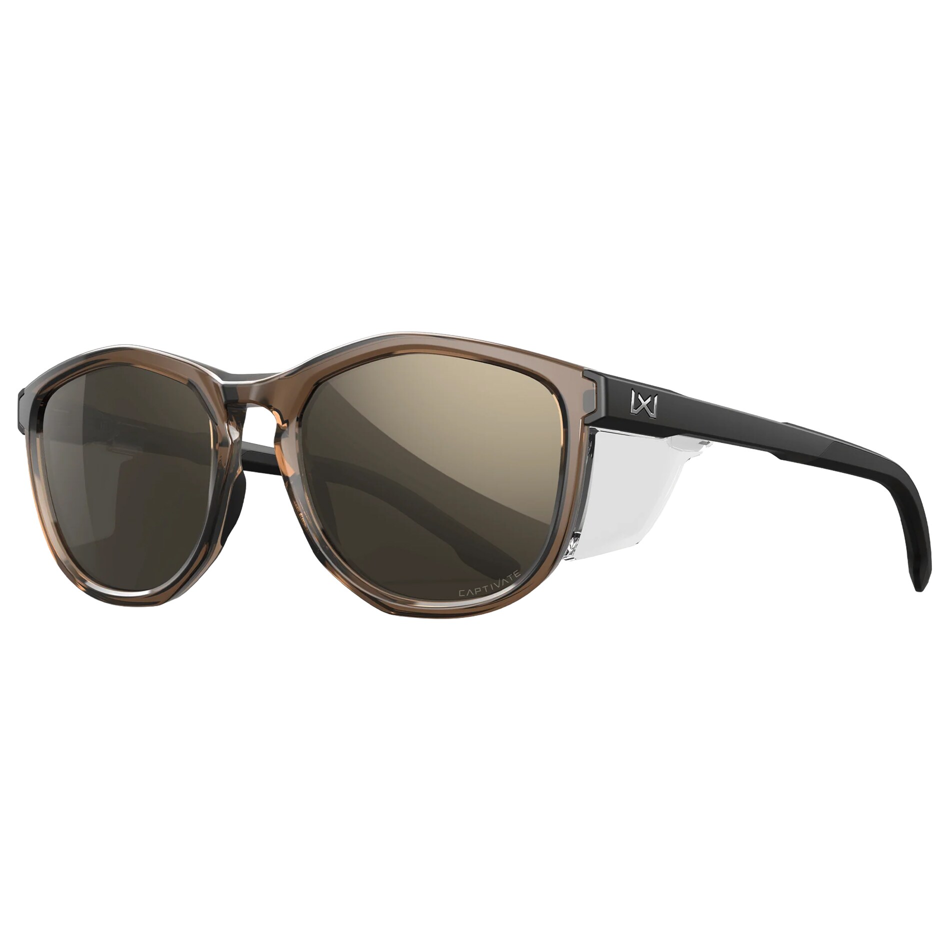 Wiley X - Bravo Brille - Captive Polarized Tungsten/Crystal Tan