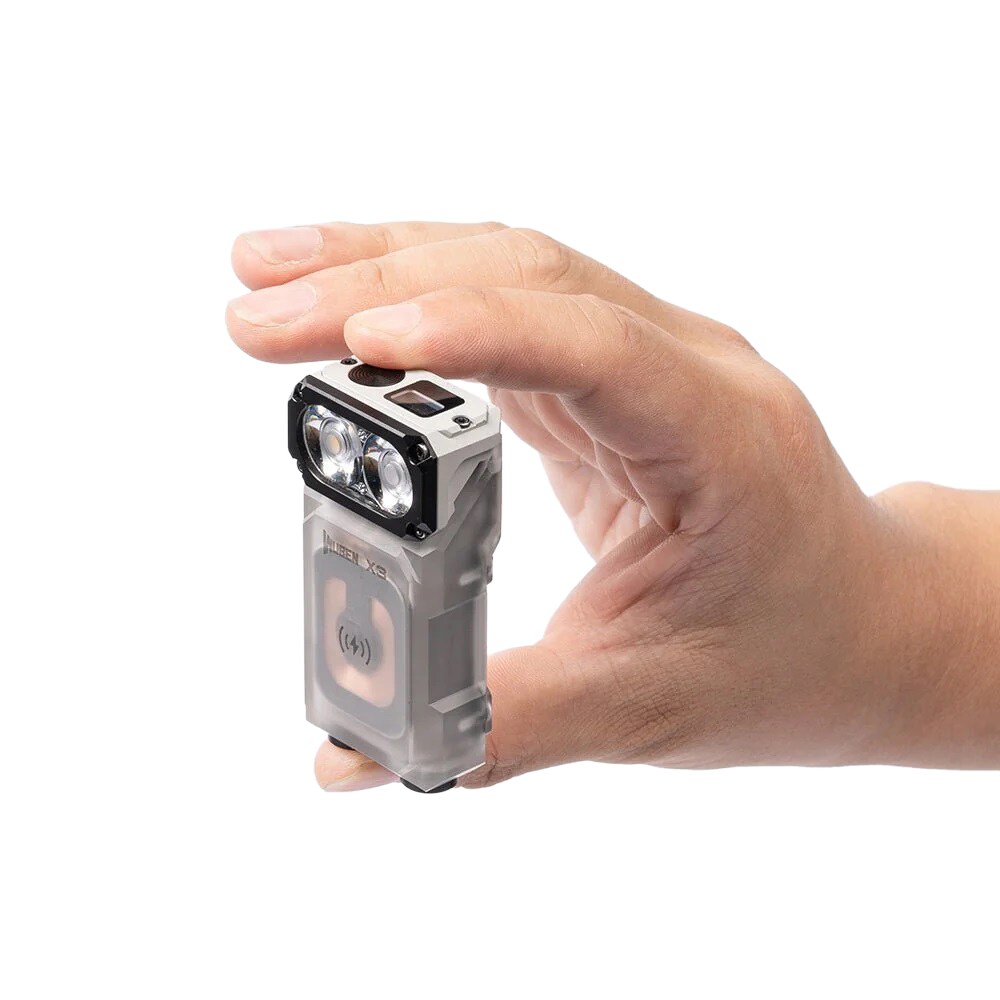 Wuben - X3 Pro White Taschenlampe + Aluminum Charging Box - 700 Lumen