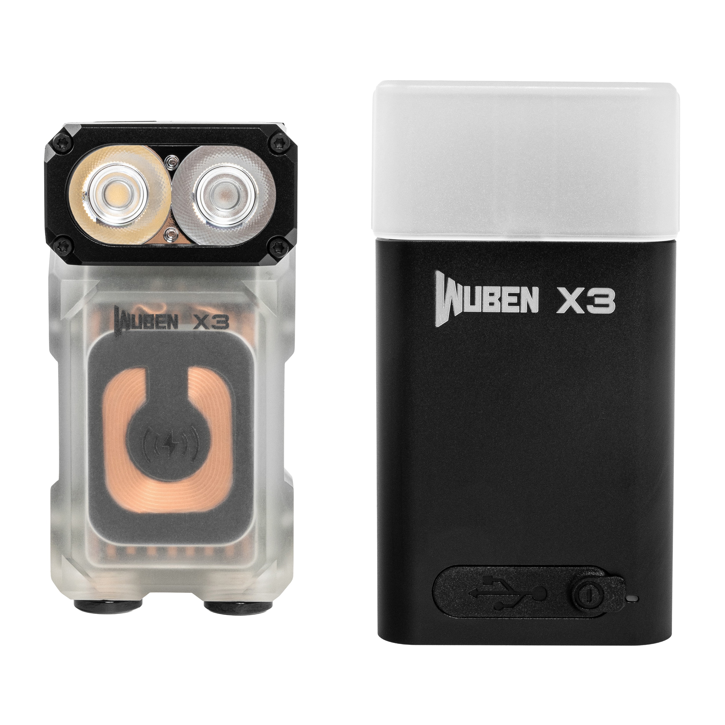 Wuben - X3 Pro White Taschenlampe + Aluminum Charging Box - 700 Lumen