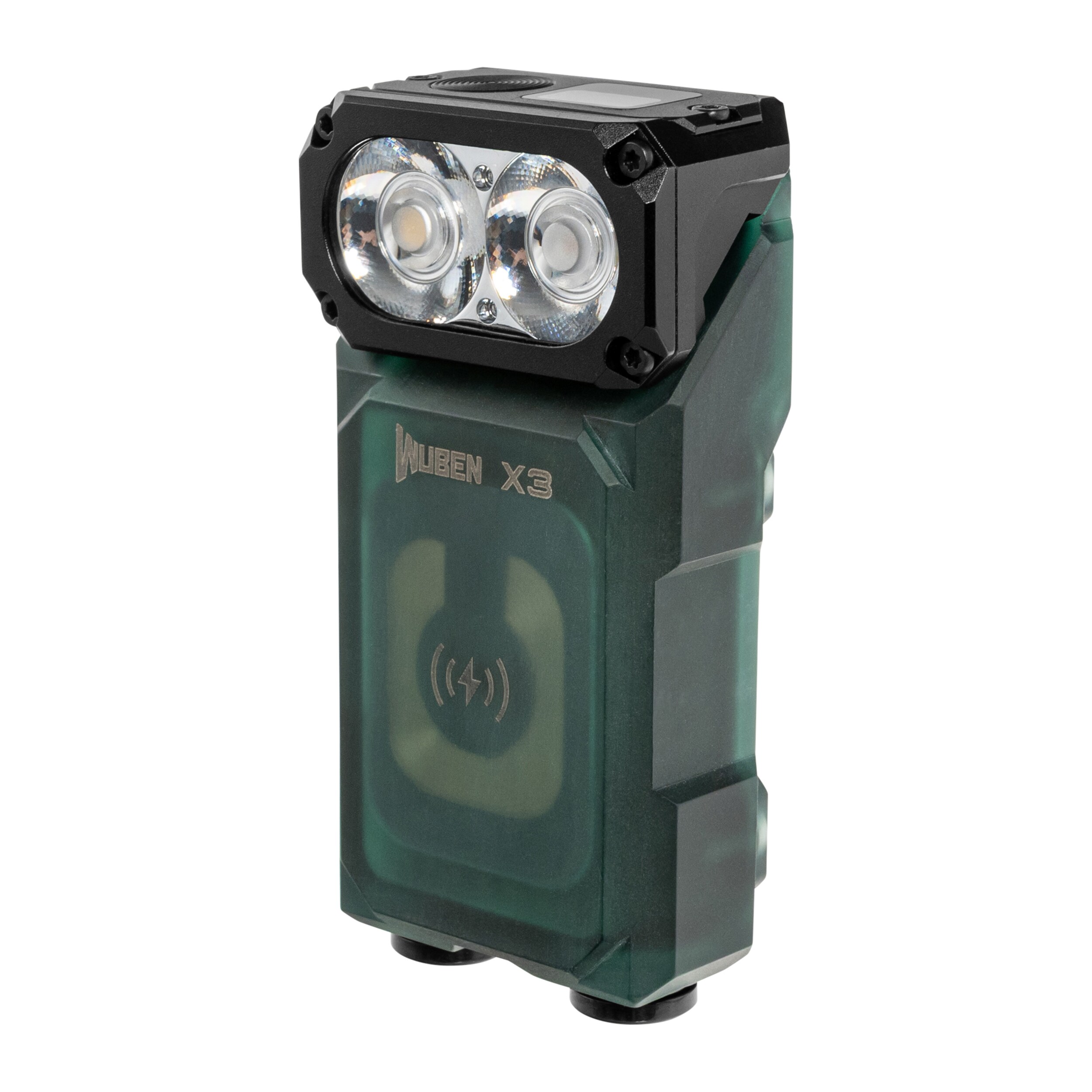 Wuben - X3 Pro Green Taschenlampe + Aluminum Charging Box - 700 Lumen