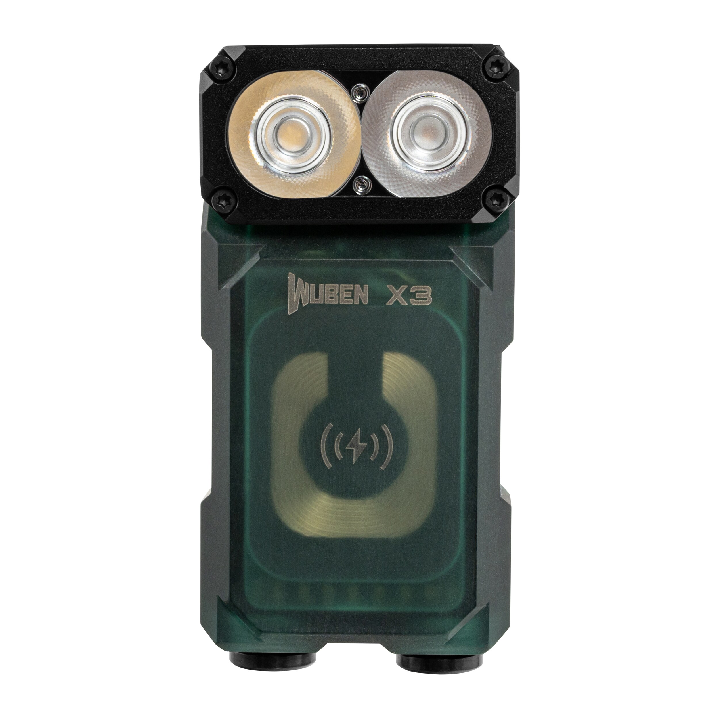 Wuben - X3 Pro Green Taschenlampe + Aluminum Charging Box - 700 Lumen