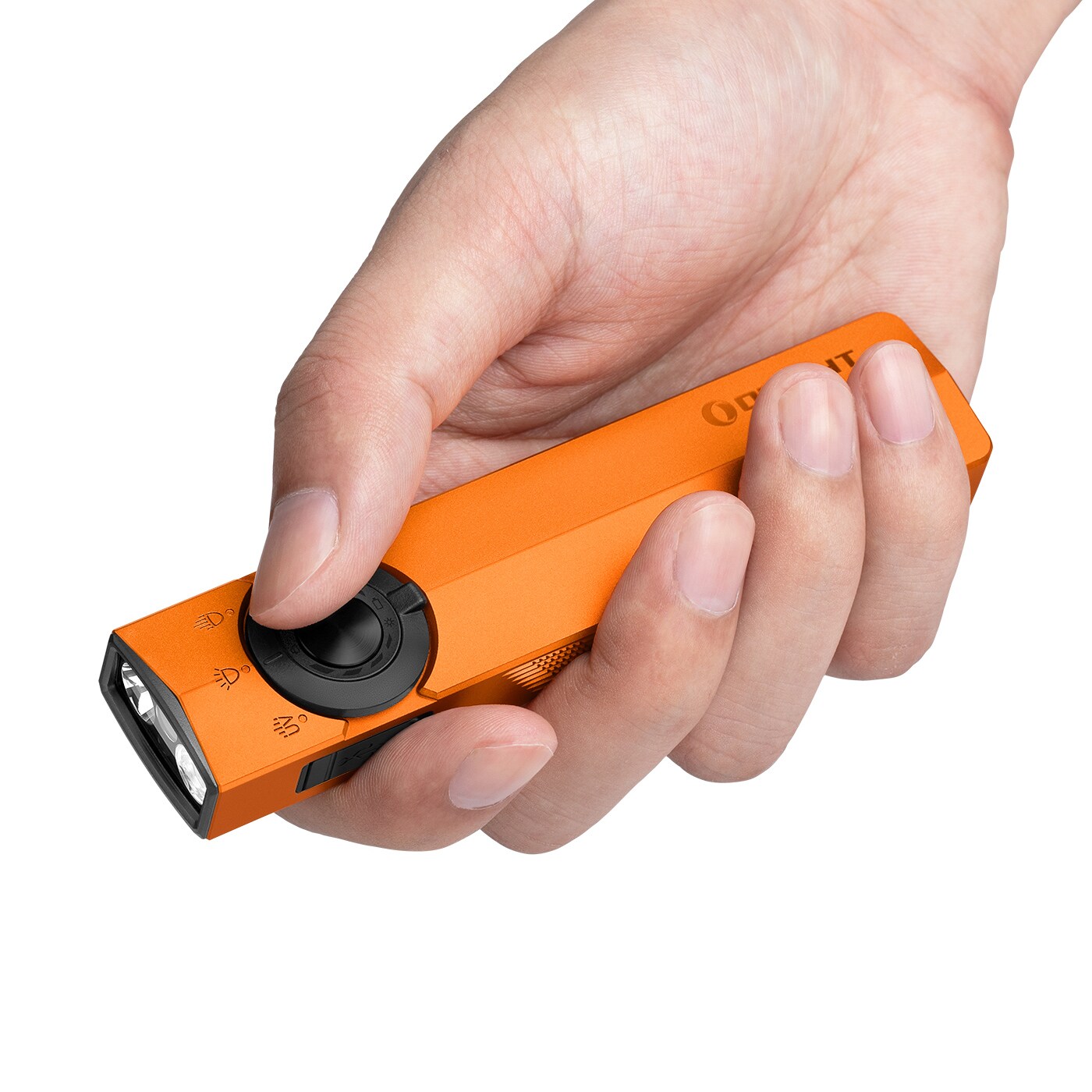 Olight - ArkPro Lite Cool White Orange Taschenlampe - 1200 Lumen