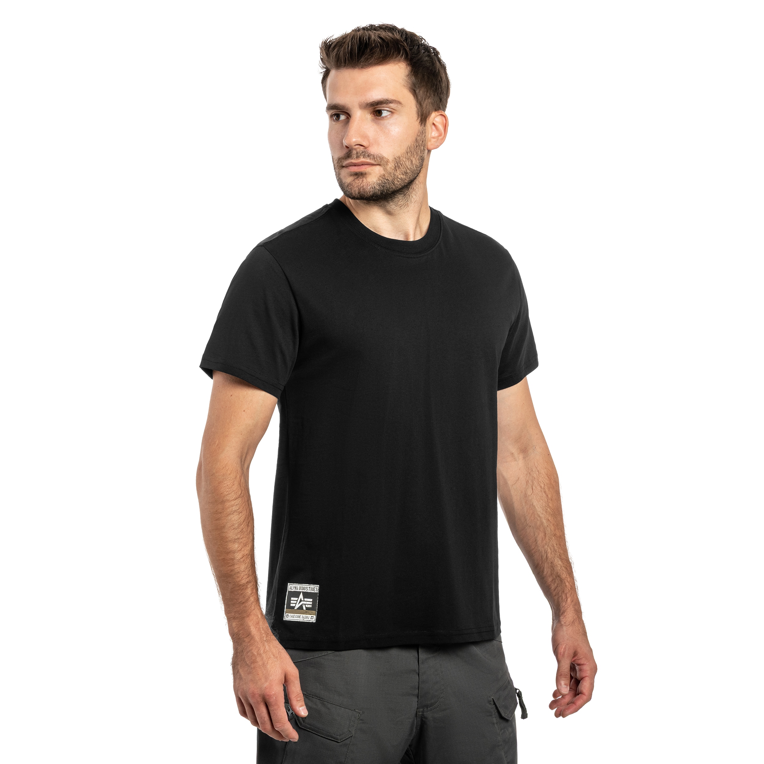 Alpha Industries - Backprint Vintage Panel T-Shirt - Black