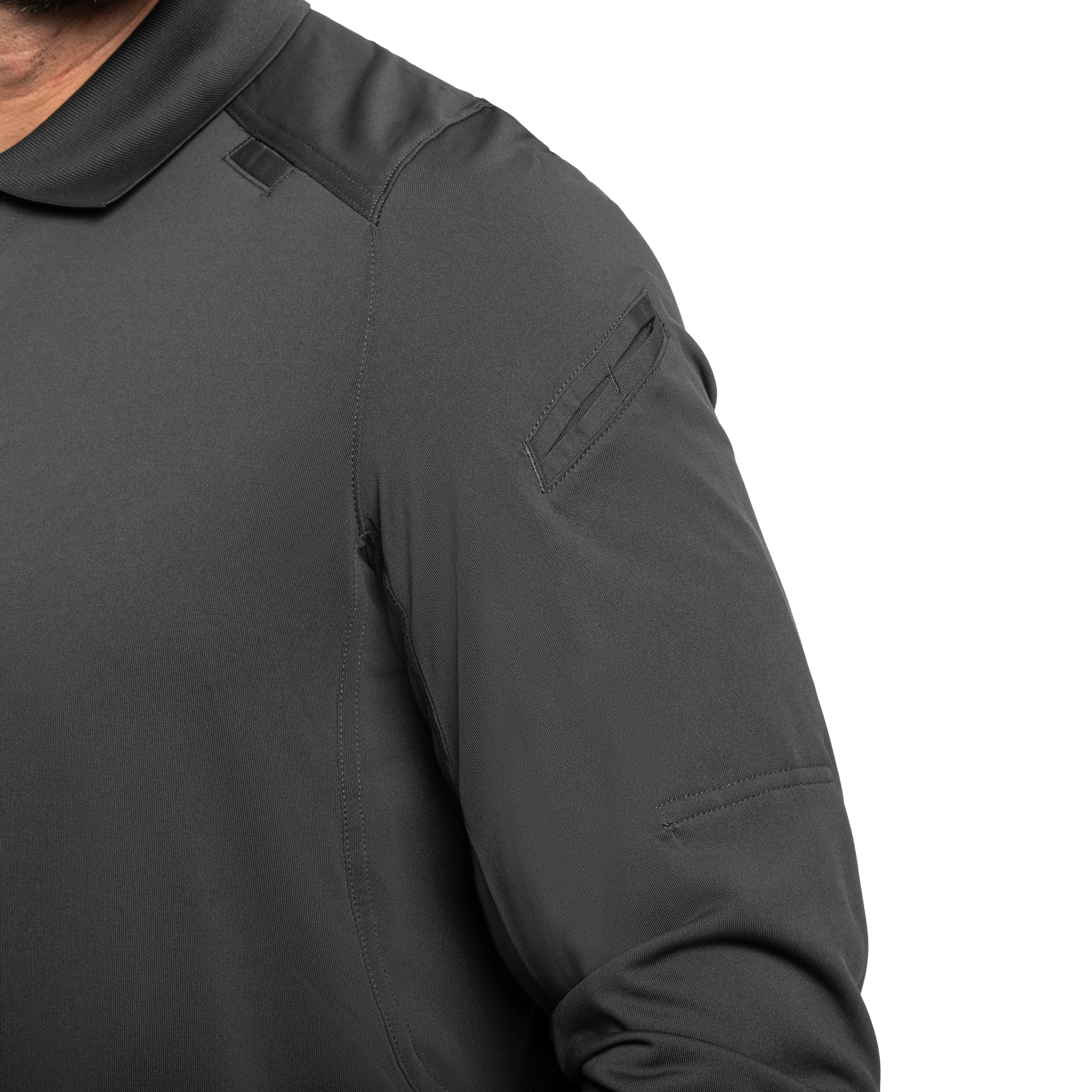 5.11 - Helios Long Sleeve Langarm-Poloshirt - Charcoal