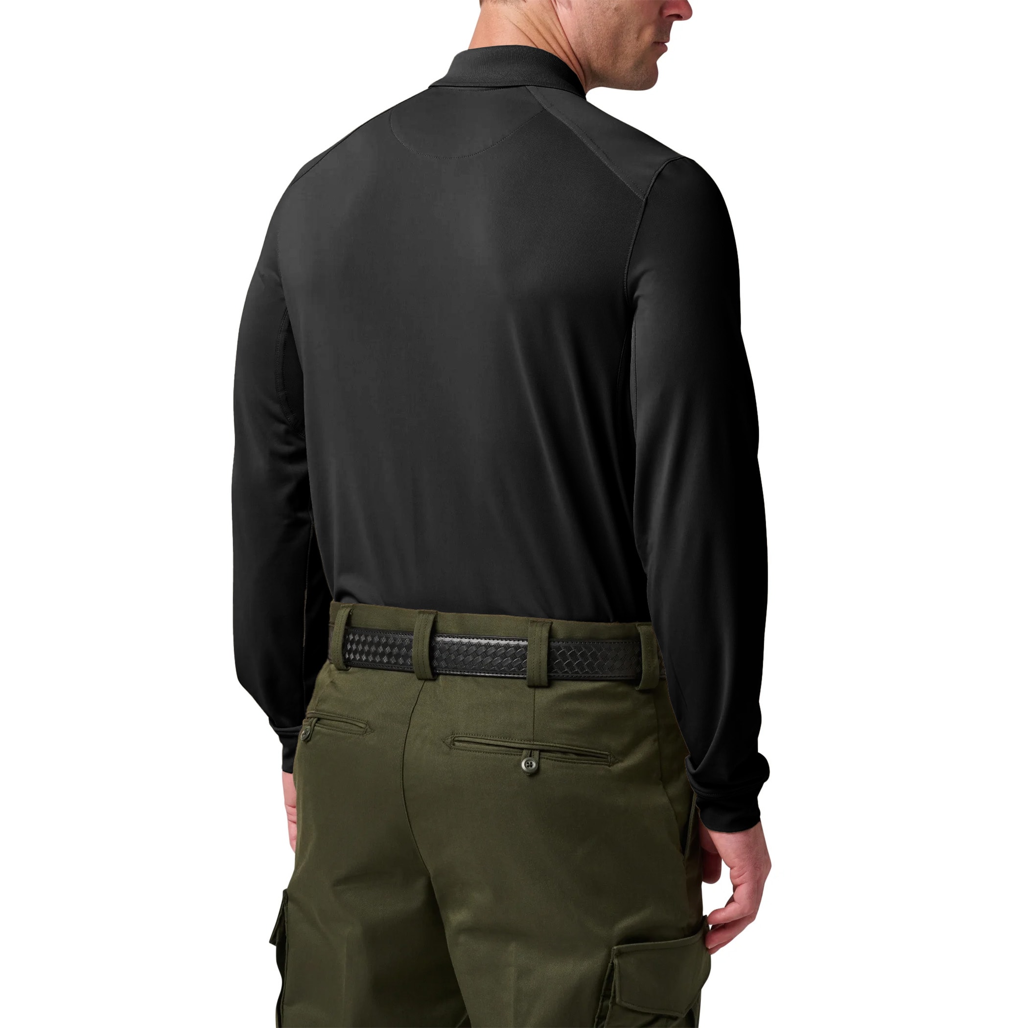 5.11 - Helios Long Sleeve Langarm-Poloshirt - Black
