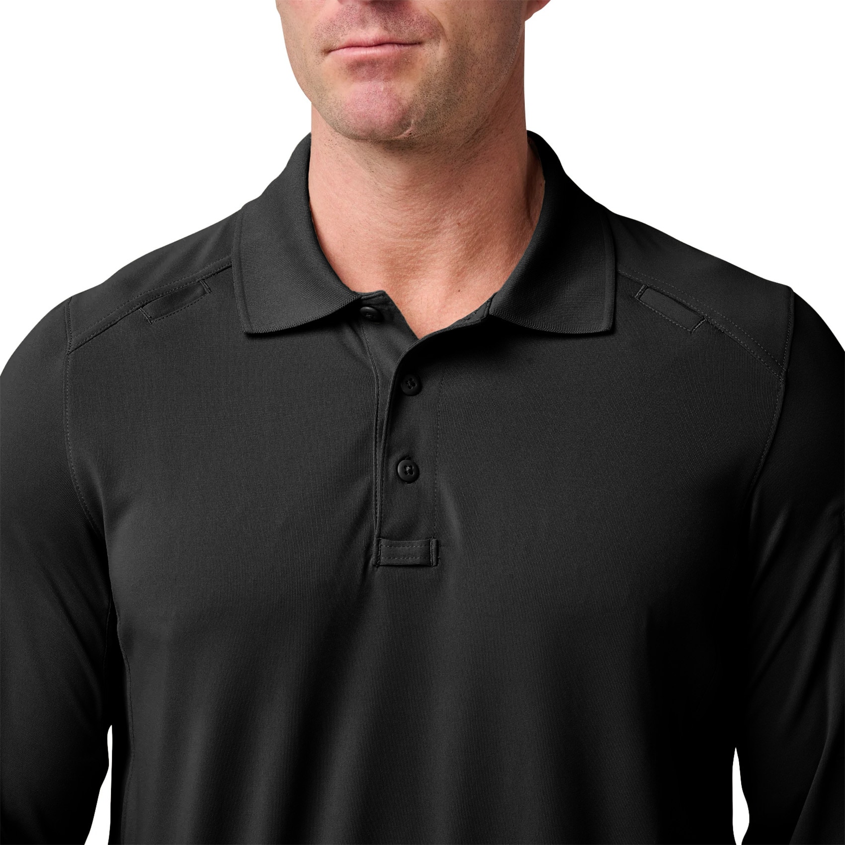 5.11 - Helios Long Sleeve Langarm-Poloshirt - Black