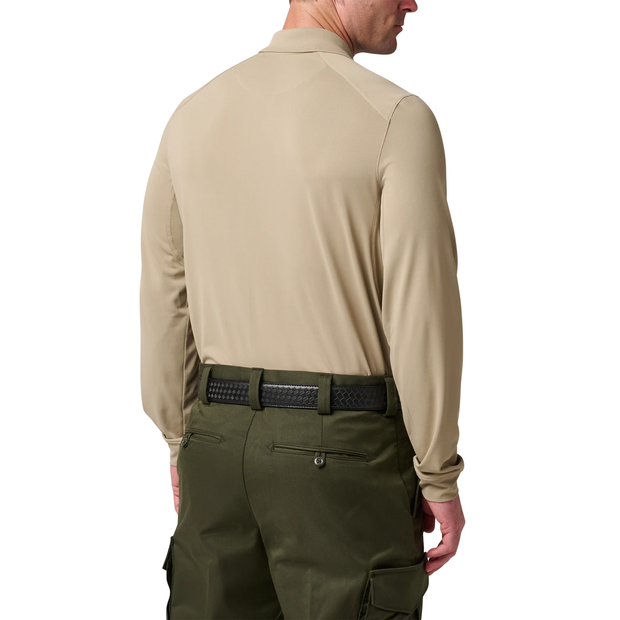 5.11 - Helios Langarm-Poloshirt - Silver Tan