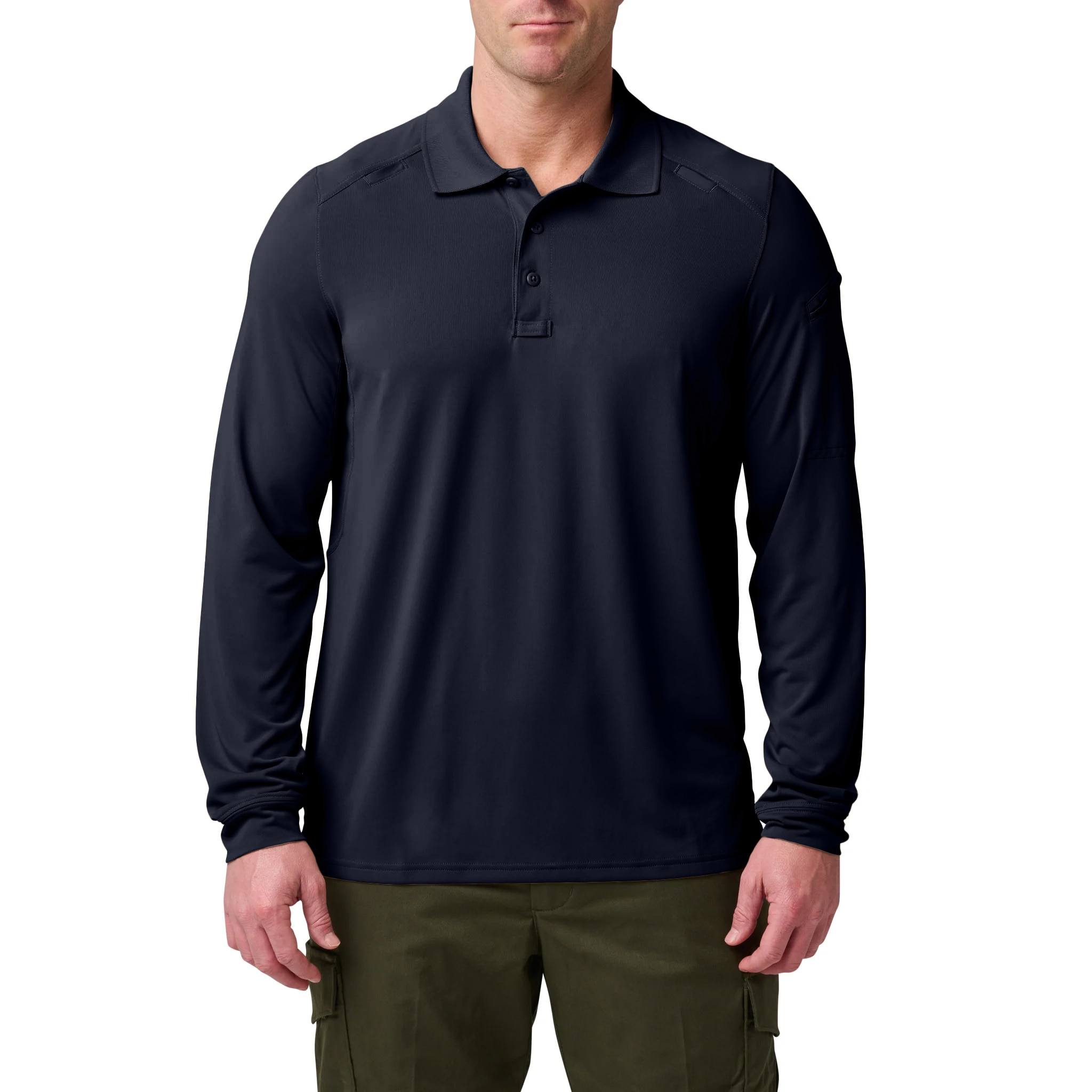 5.11 - Helios Long Sleeve Langarm-Poloshirt - Dark Navy