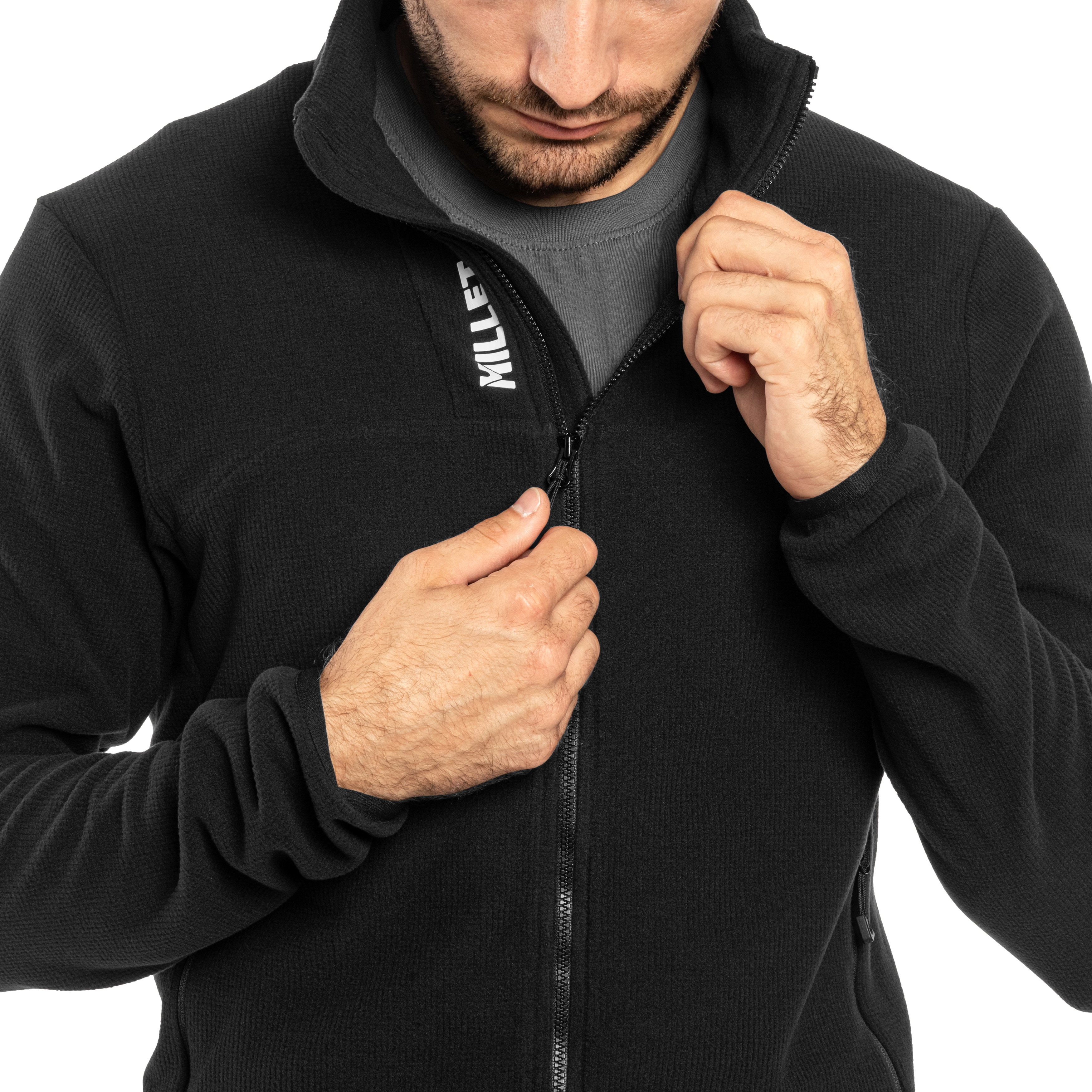 Millet - Ubic Lightgrid Fleecejacke - Black