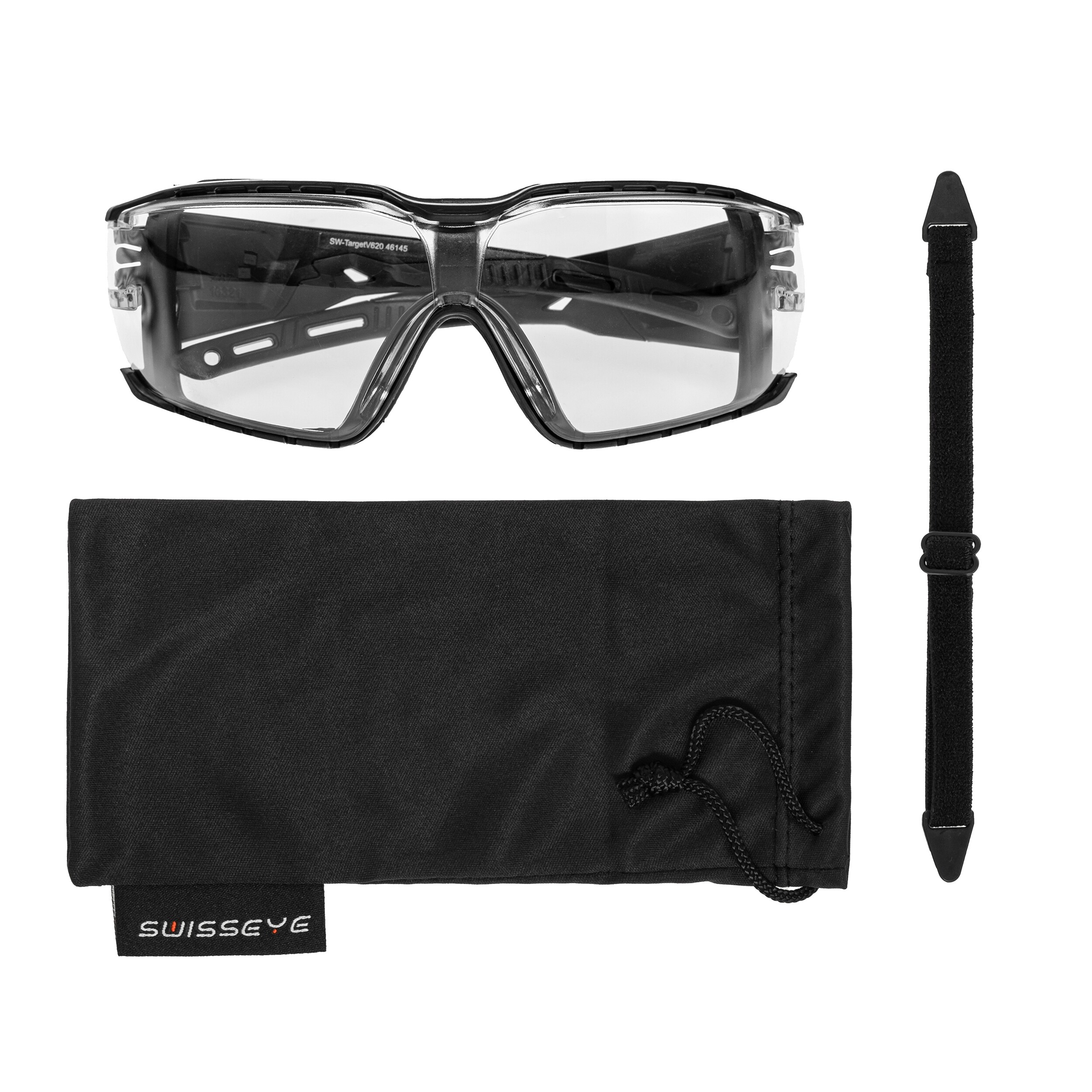 Swiss Eye - TargetV620 Taktische Brille - Clear/Black