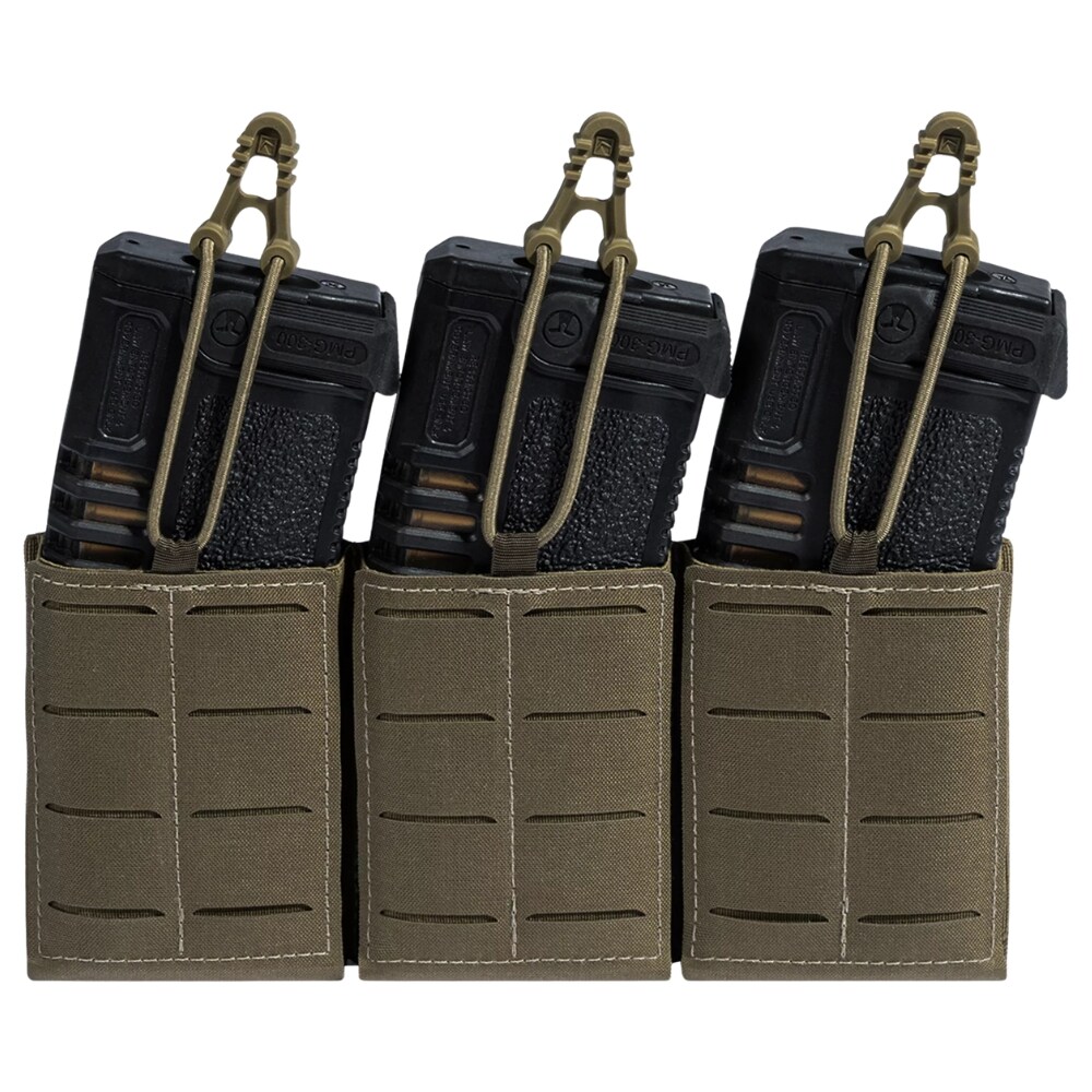 Lindnerhof - Rifle Magazine Pouch AR15 Triple MX416-3 - Dreifache Gewehrmagazintasche - Stone Grey