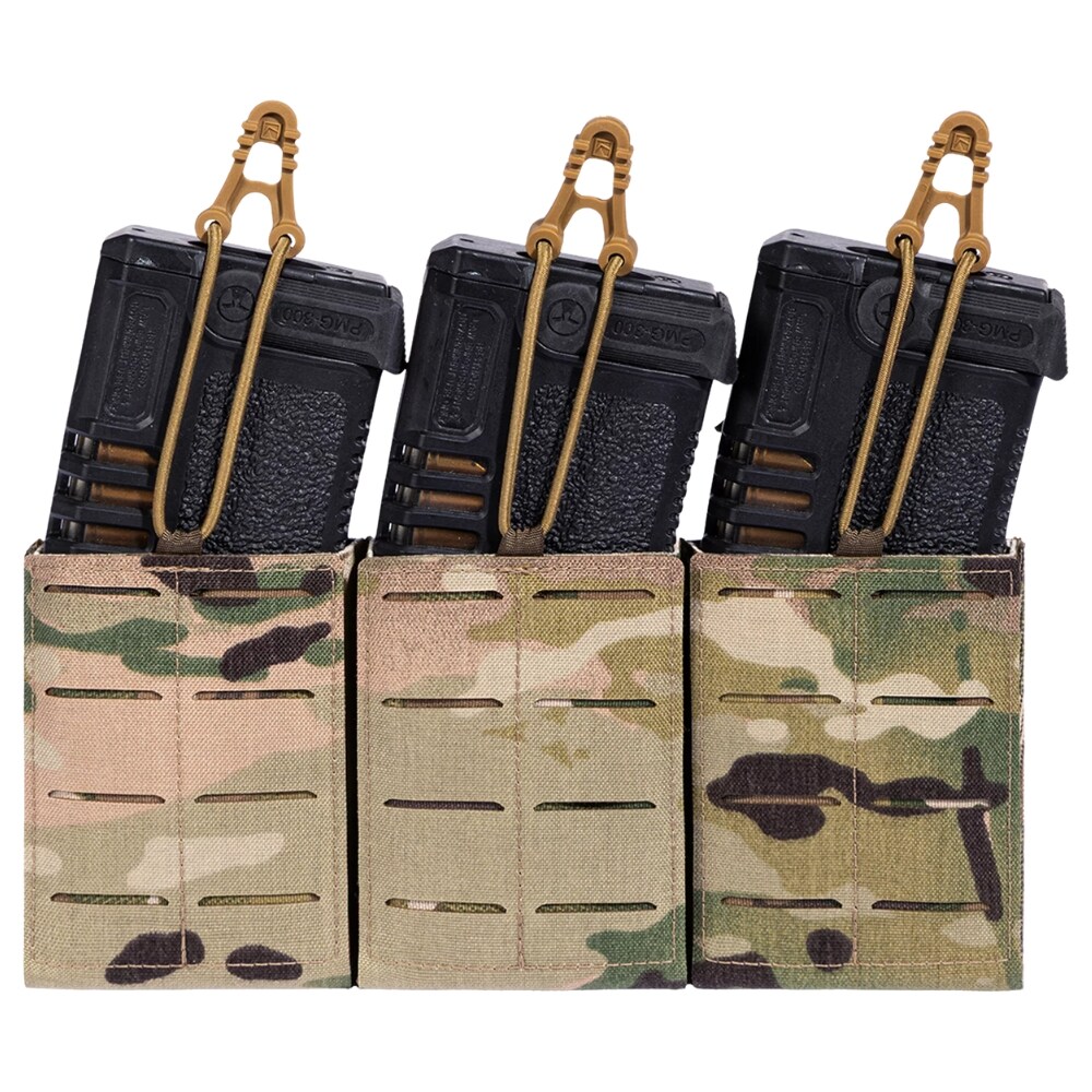 Lindnerhof - Rifle Magazine Pouch AR15 Triple MX416-3 - Dreifache Gewehrmagazintasche - MultiCam