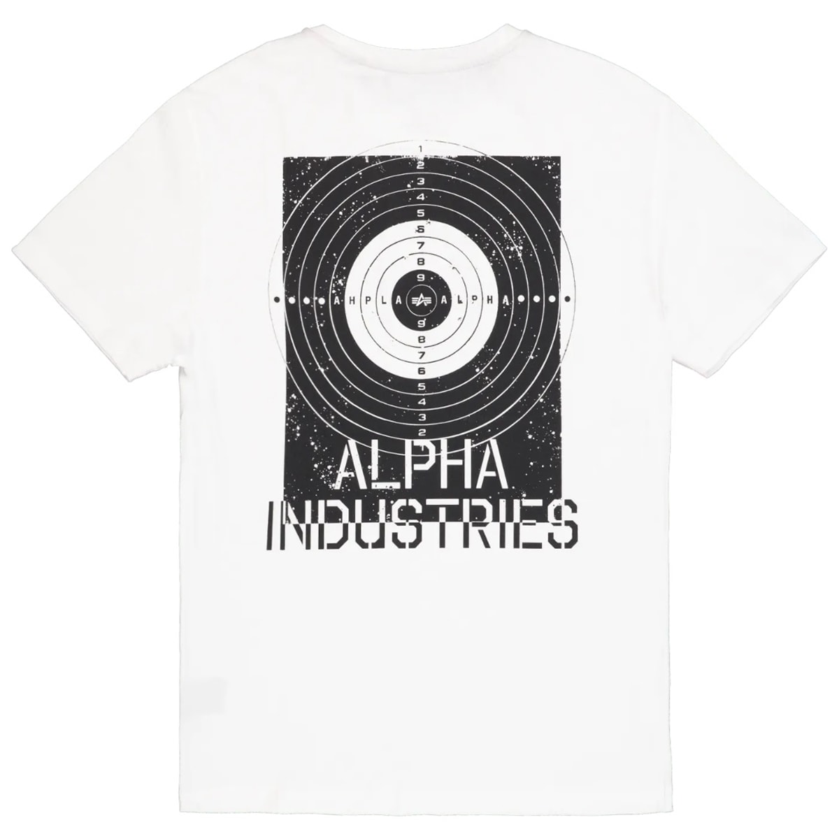 Alpha Industries - Target Backprint T-Shirt - White