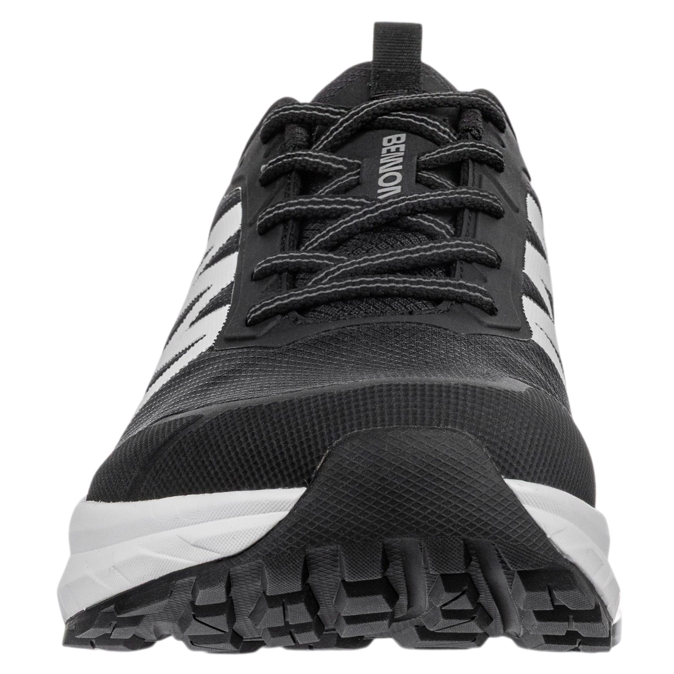 Bennon - Fjord Barefoot+ O1 Low Schuhe - Black/White