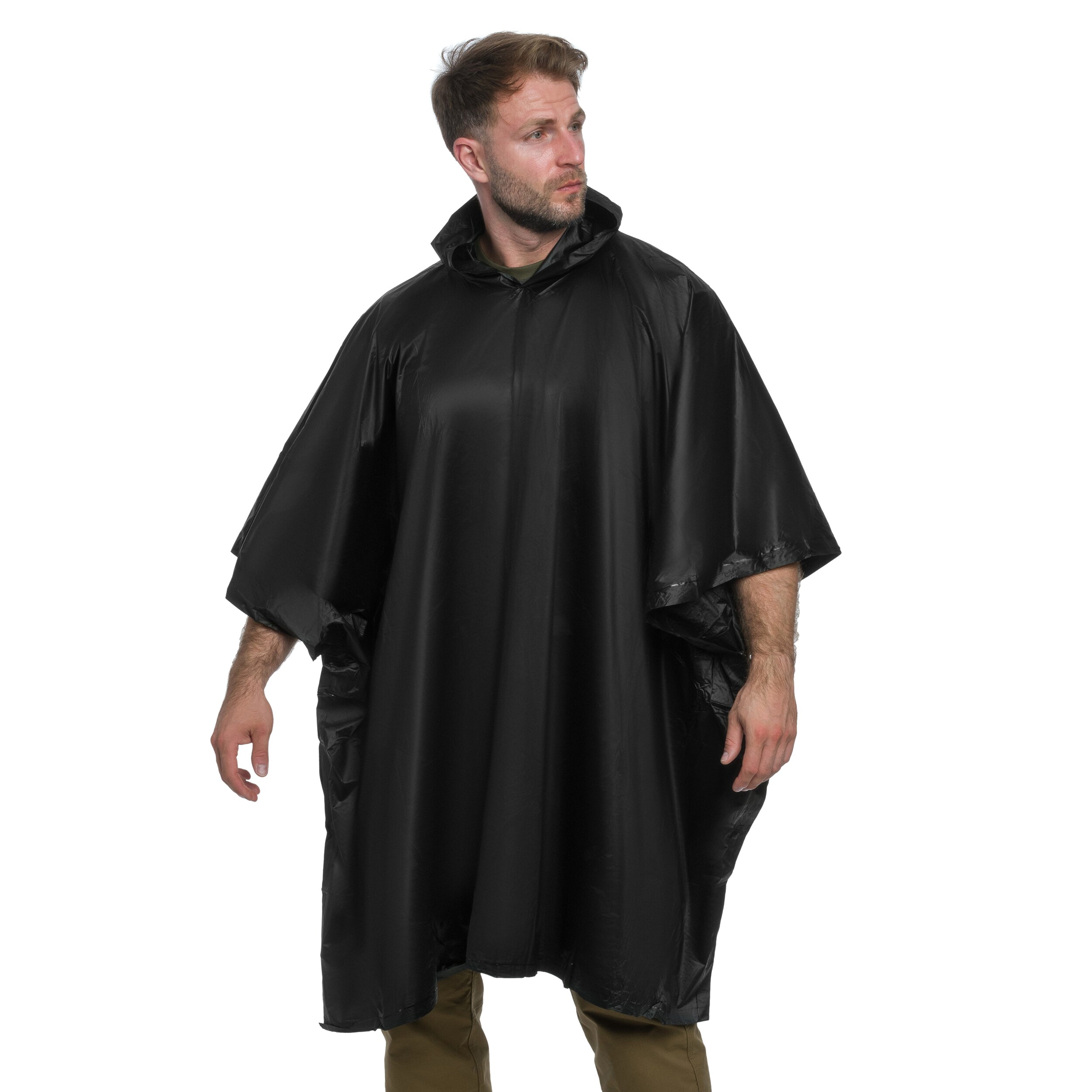MFH - Vinyl Poncho - Black