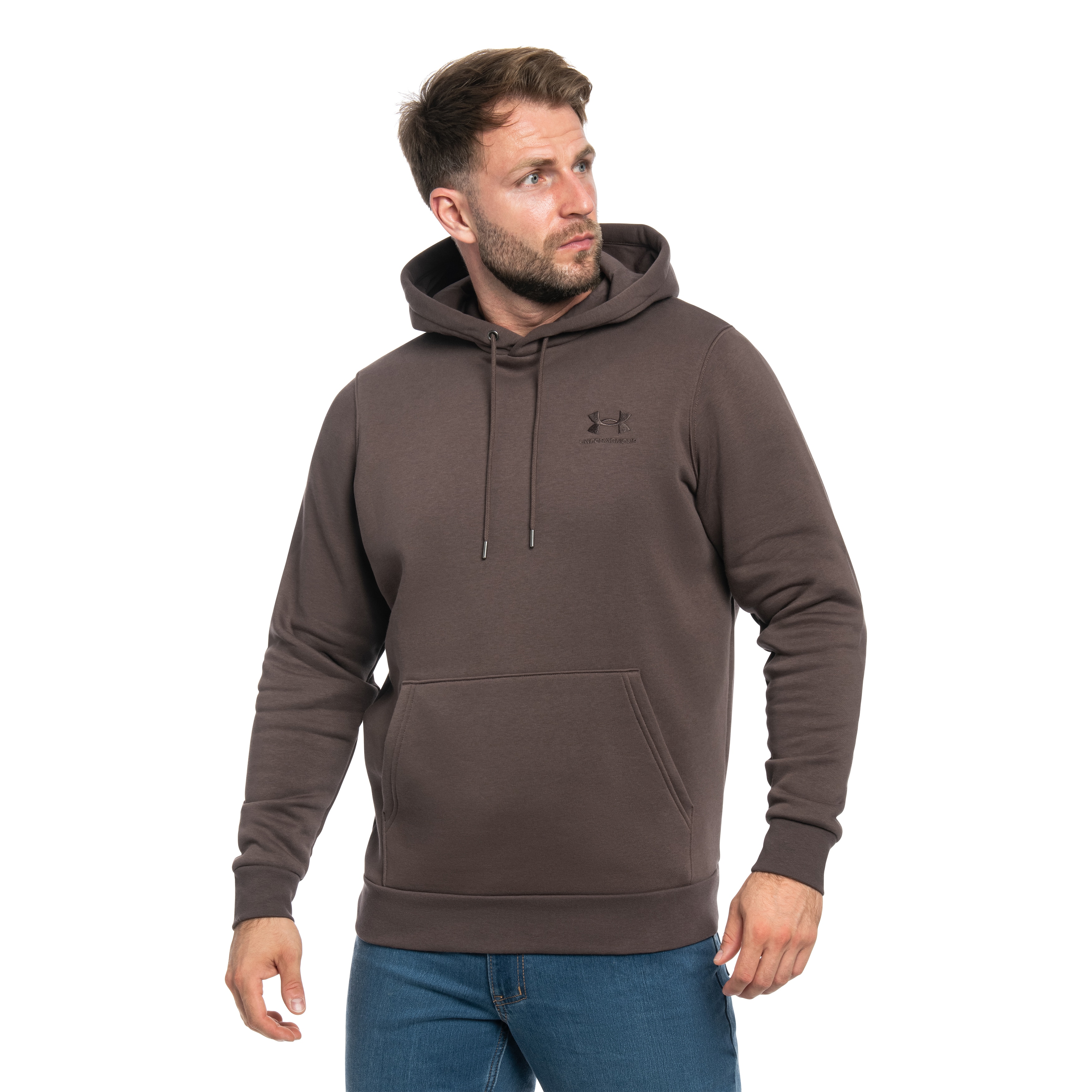 Under Armour - Icon Fleece Hoodie - Sweatshirt - Peppercorn