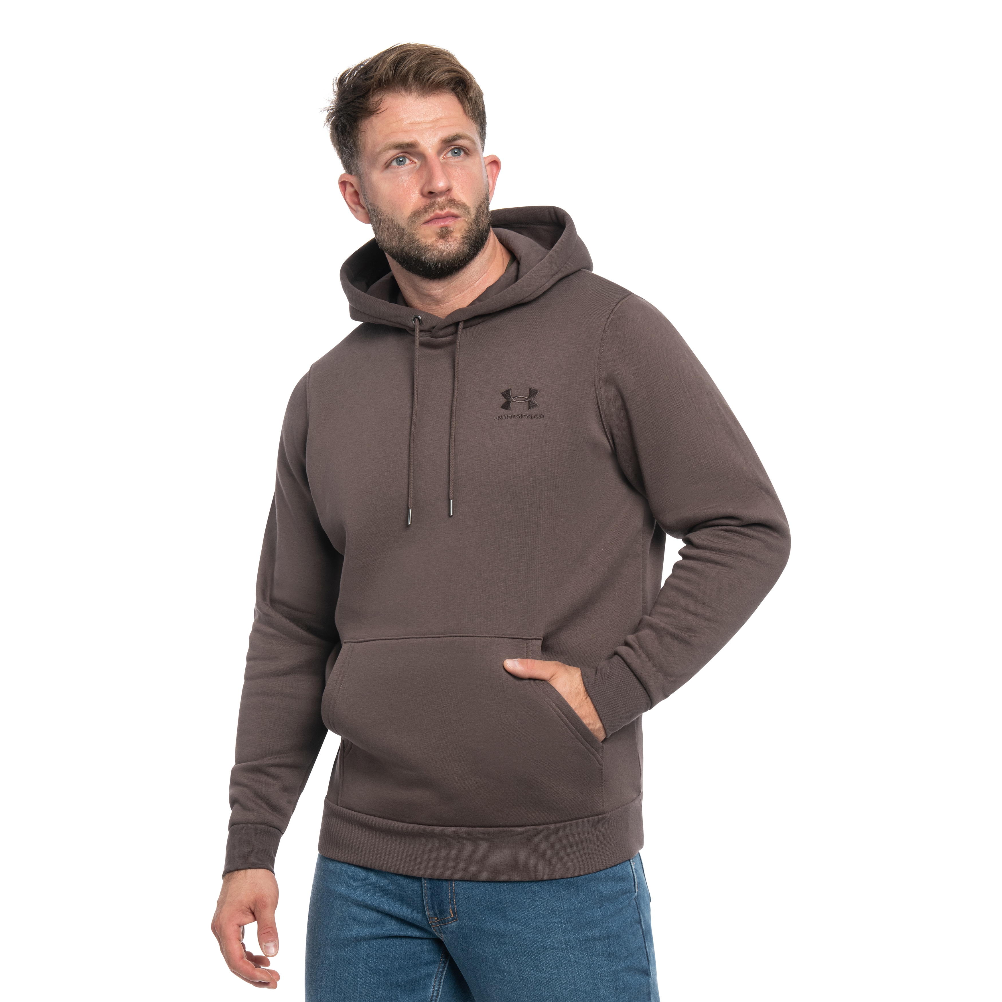 Under Armour - Icon Fleece Hoodie - Sweatshirt - Peppercorn