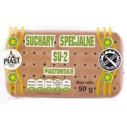 Piast - SU Spezialzwieback, verschiedene Geschmacksrichtungen - 6 Stk.