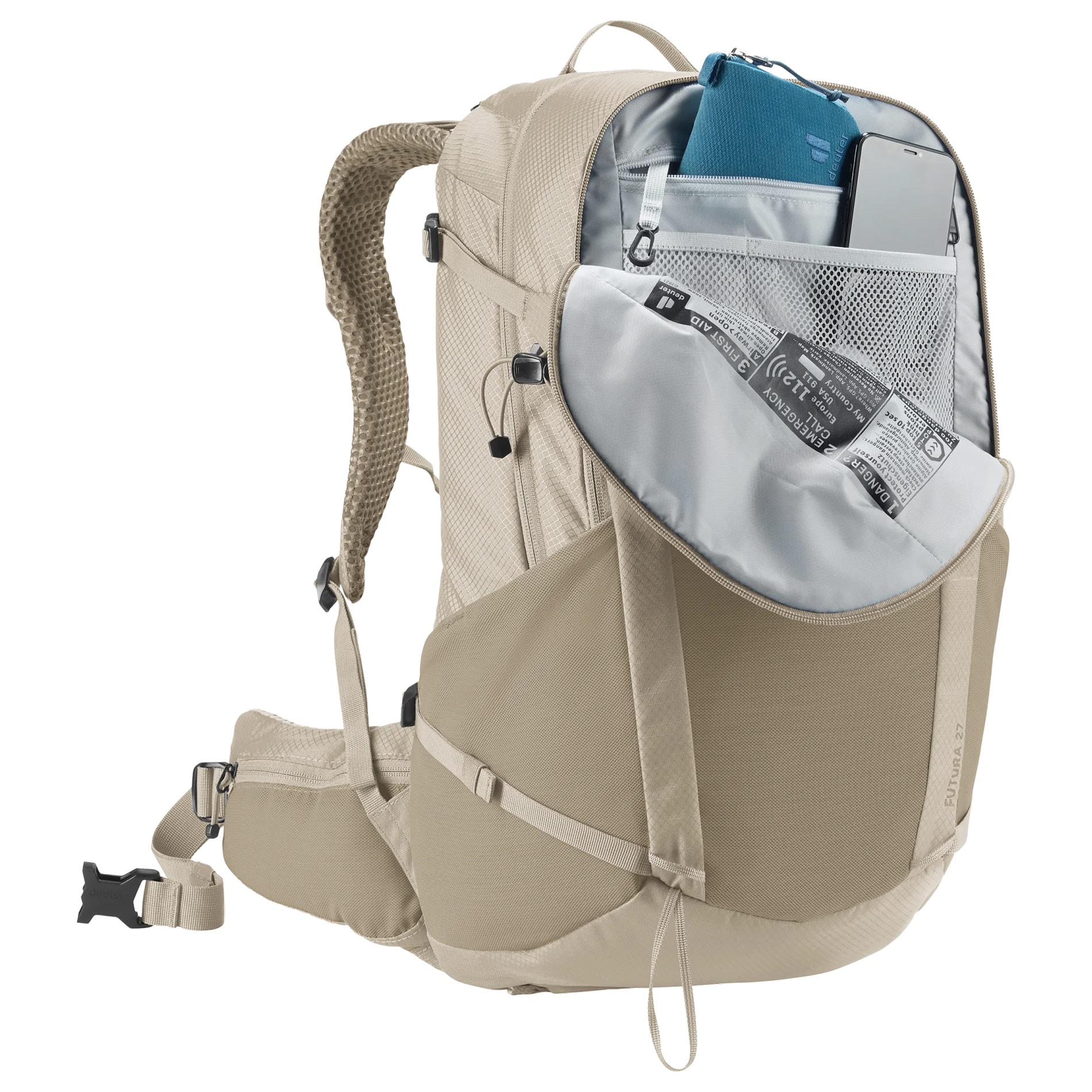 Deuter - Futura Wanderrucksack 27 l - Greystone/Baltic
